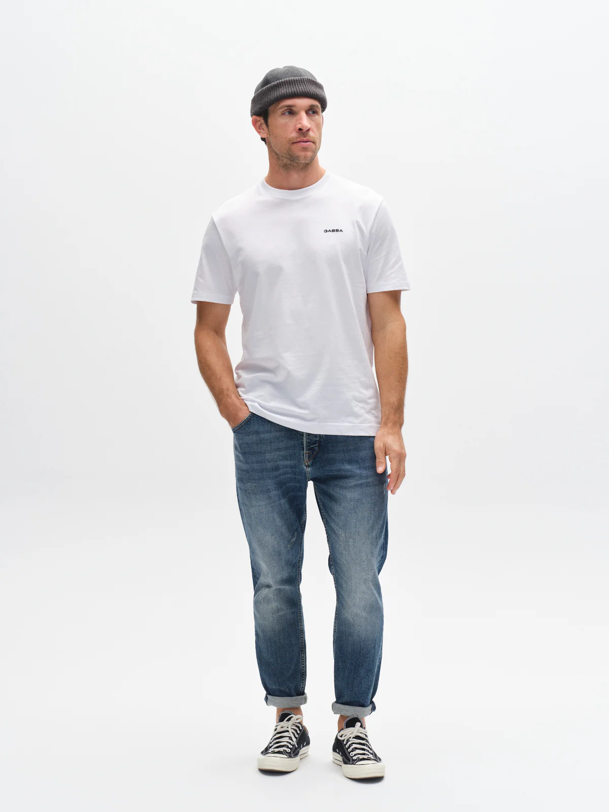 GABalex Cros Cropped - Mid Blue Denim - Image 10