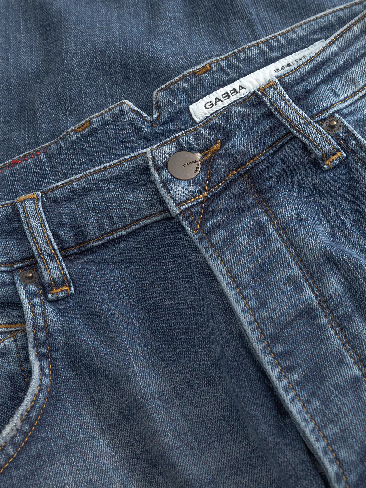 GABalex Cros Cropped - Mid Blue Denim - Image 12