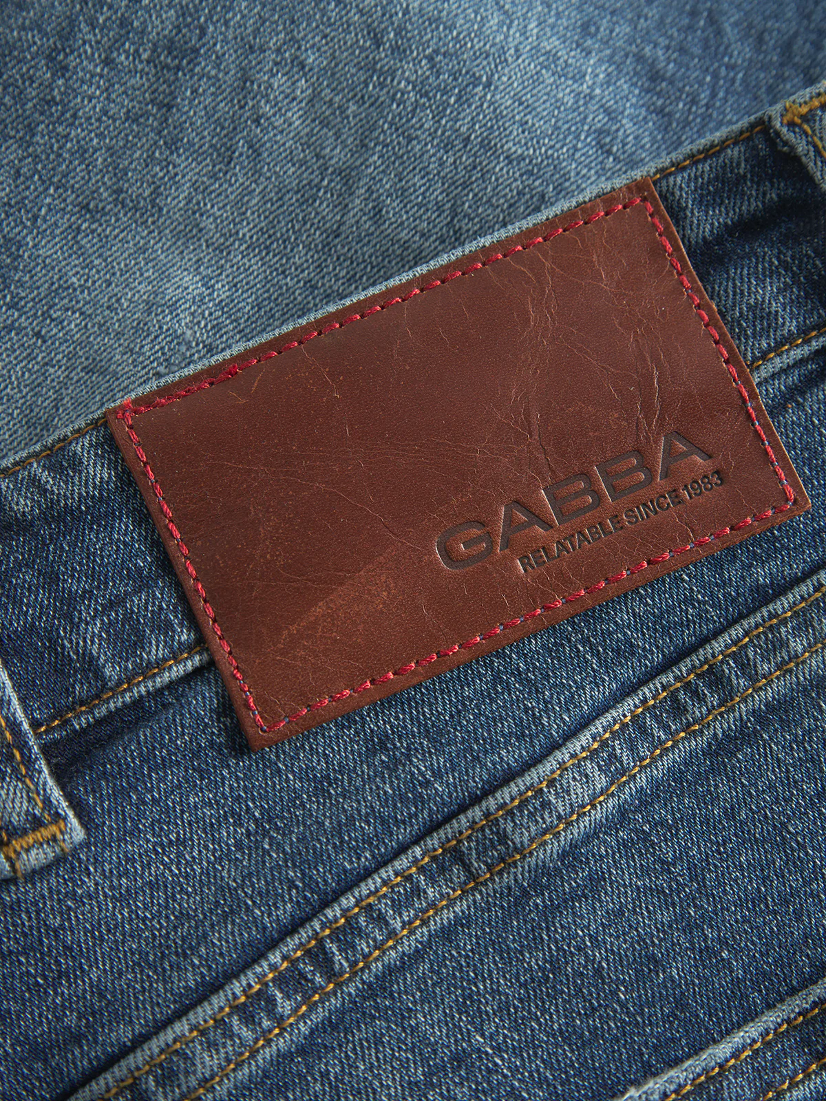 GABalex Cros Cropped - Mid Blue Denim - Image 4
