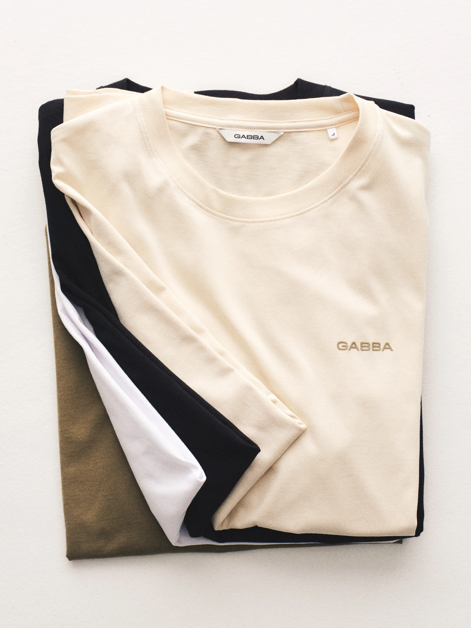 GABdune Logo GOTS SS T-Shirt - Birch - Image 17