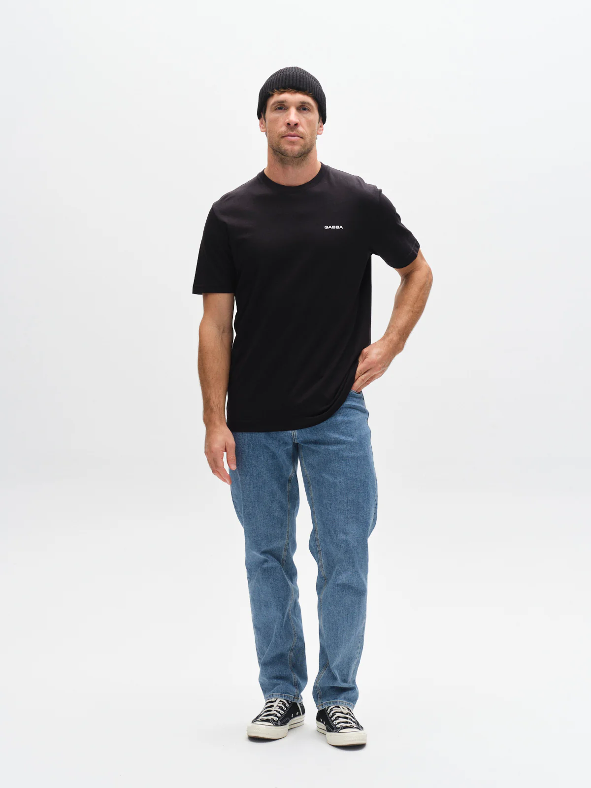 GABdune Logo GOTS SS T-Shirt - Black - Image 19