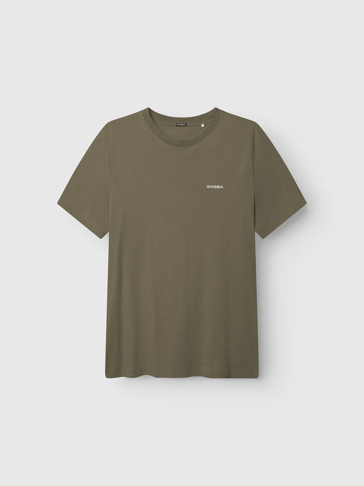 GABdune Logo GOTS SS T-Shirt - Deep Lichen Green