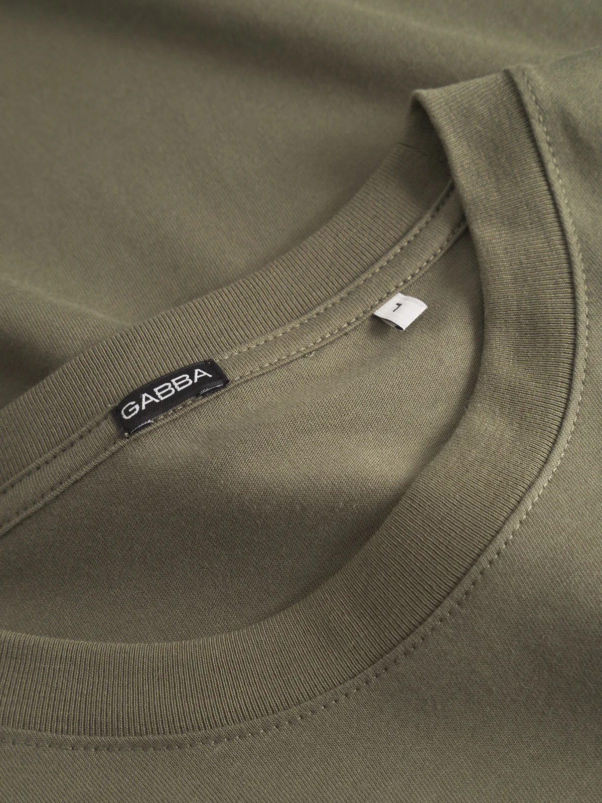 GABdune Logo GOTS SS T-Shirt - Deep Lichen Green - Image 11