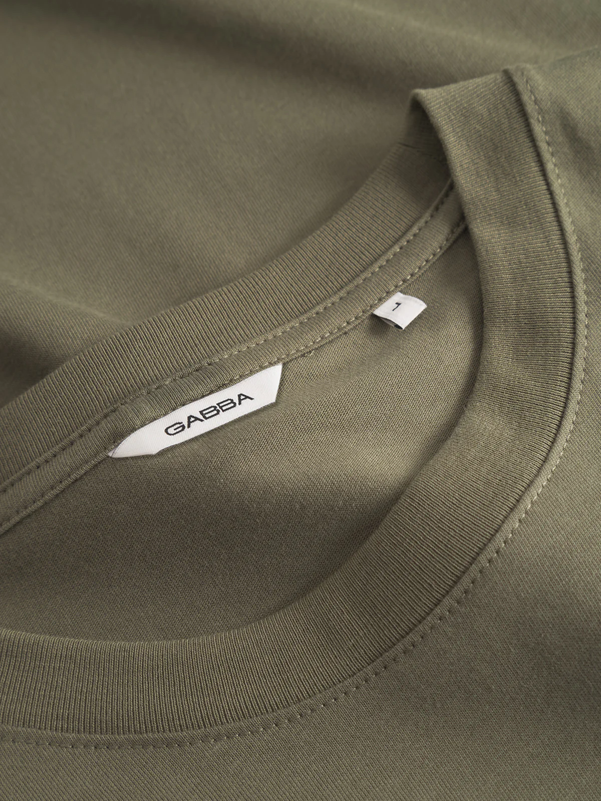 GABdune Logo GOTS SS T-Shirt - Deep Lichen Green - Image 13