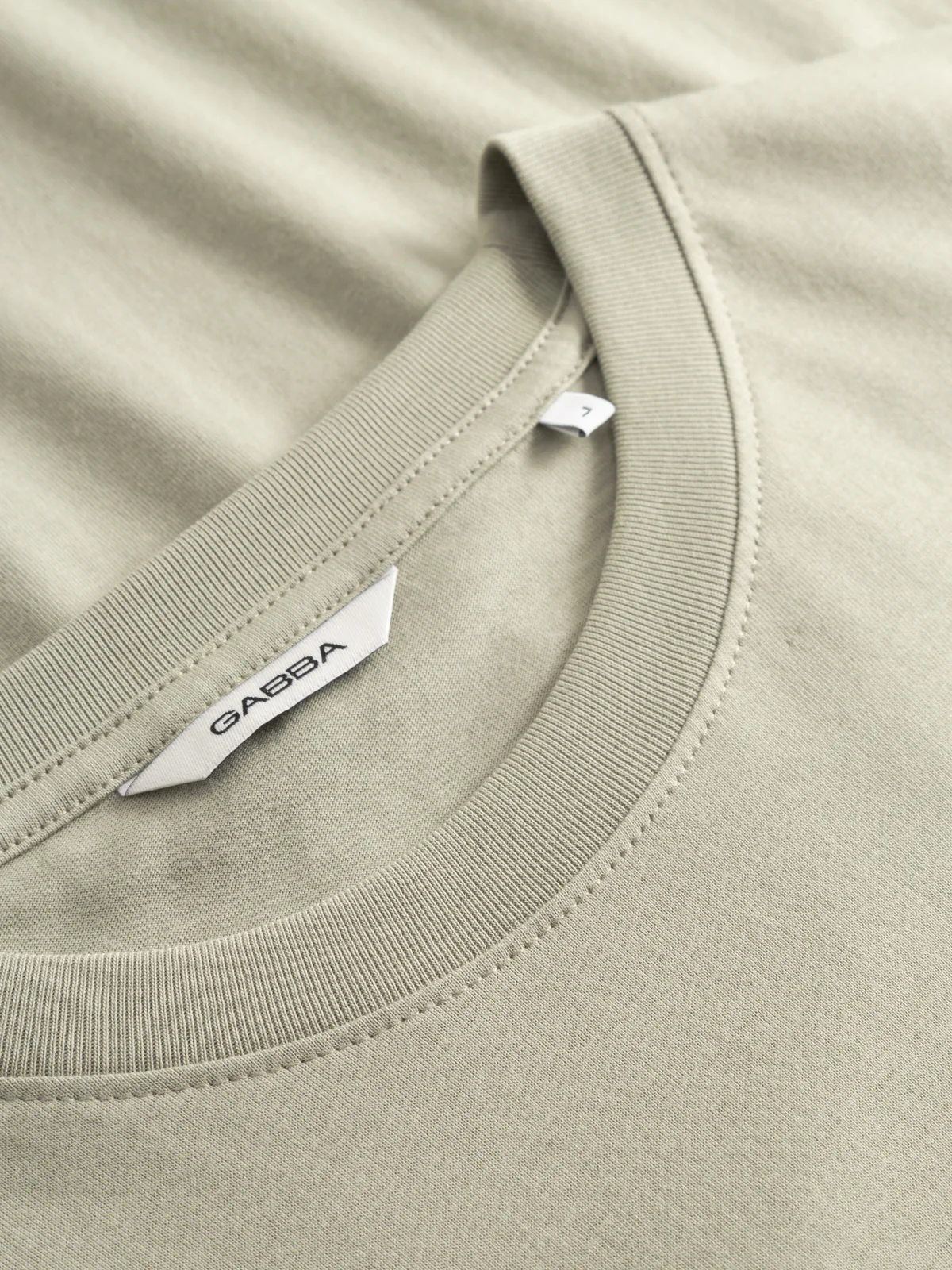 GABdune Logo GOTS SS T-Shirt - Light Green - Image 10