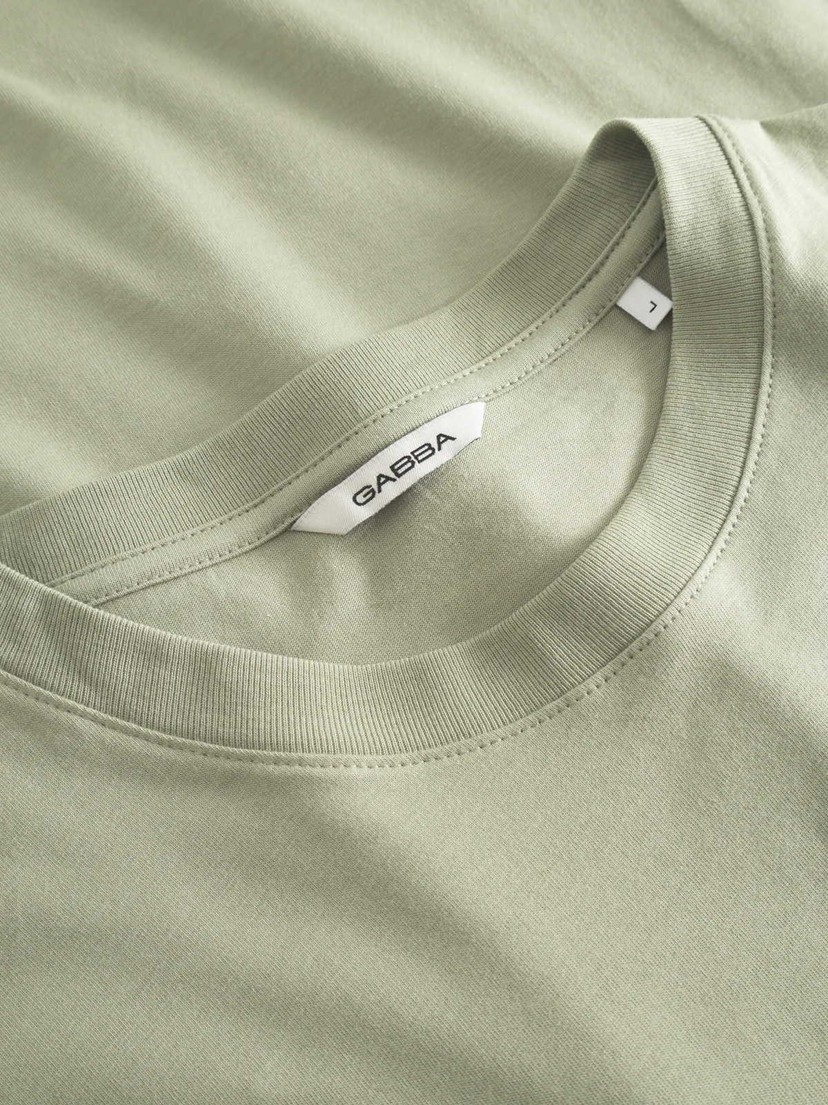 GABdune Logo GOTS SS T-Shirt - Light Green - Image 11