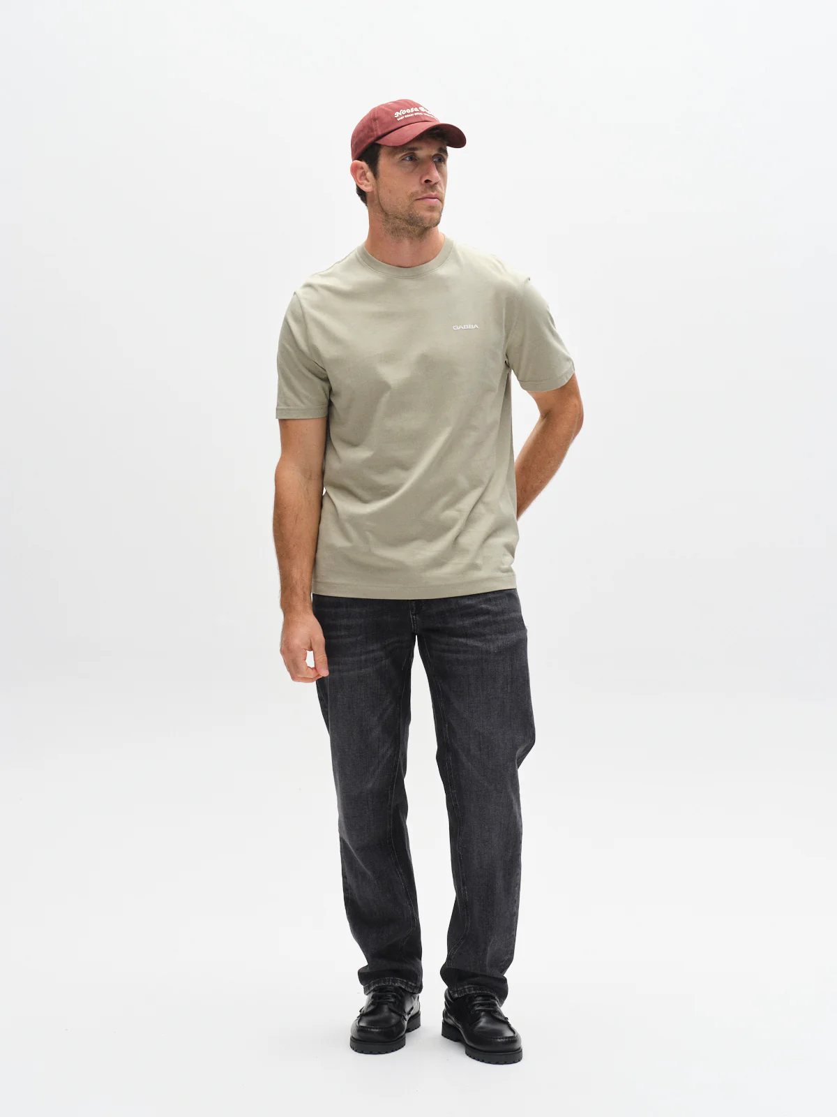 GABdune Logo GOTS SS T-Shirt - Light Green - Image 18