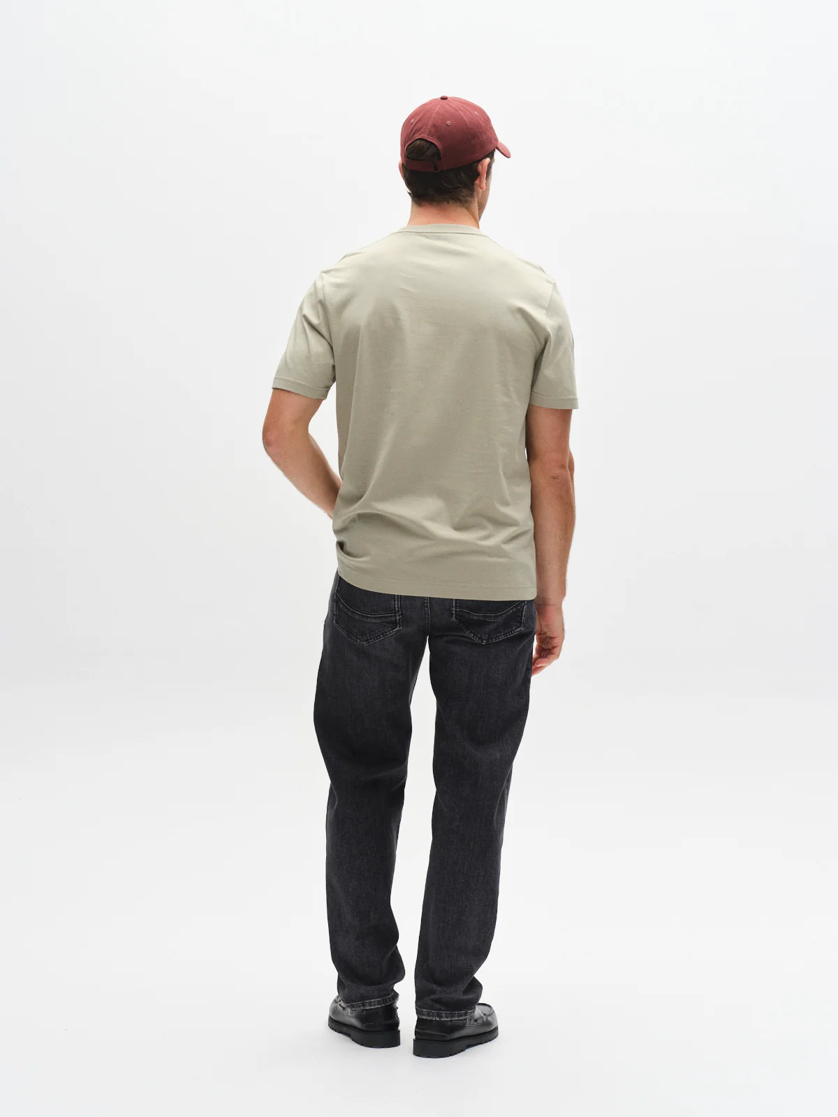 GABdune Logo GOTS SS T-Shirt - Light Green - Image 4
