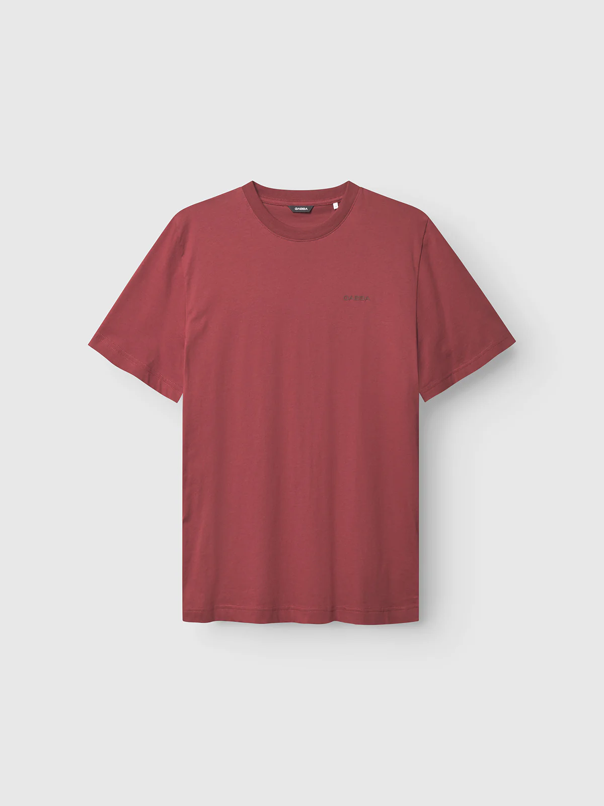 GABdune Logo GOTS SS T-Shirt - Red Russet