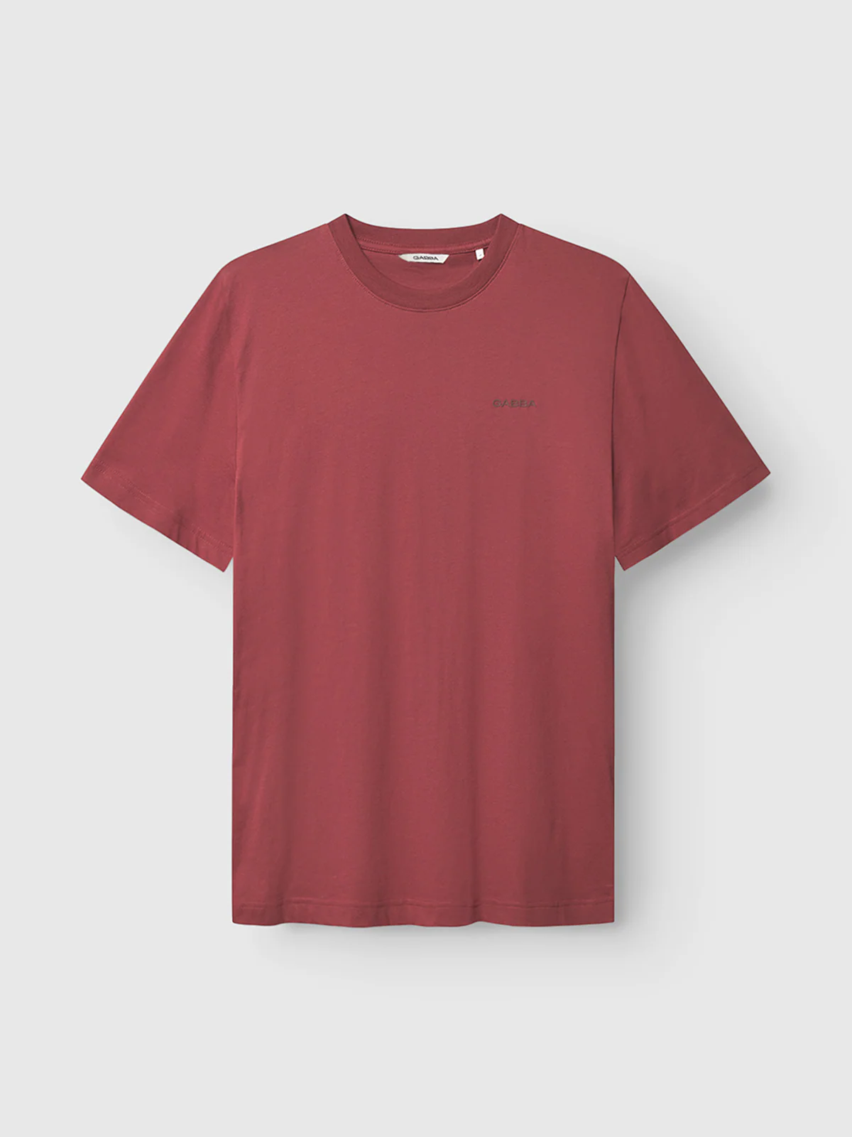 GABdune Logo GOTS SS T-Shirt - Red Russet - Image 10
