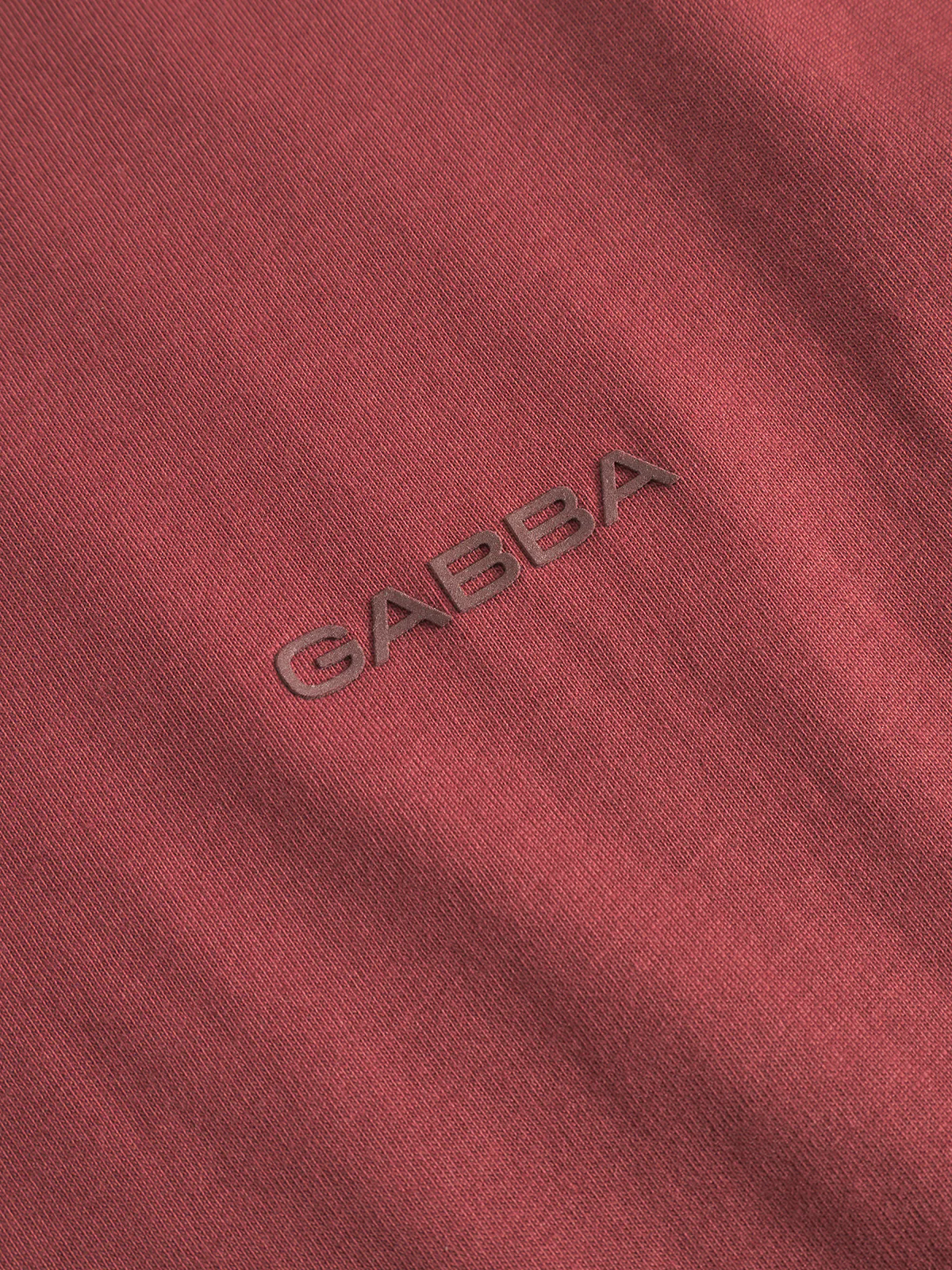 GABdune Logo GOTS SS T-Shirt - Red Russet - Image 15