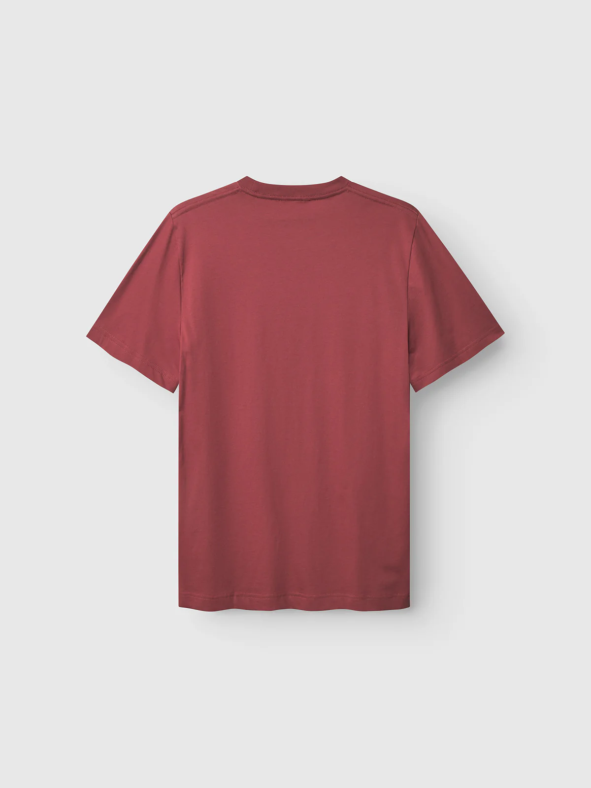 GABdune Logo GOTS SS T-Shirt - Red Russet - Image 6