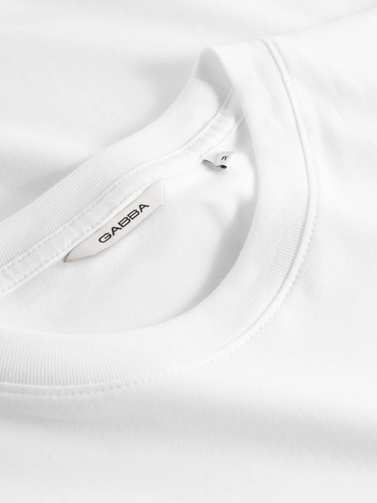 GABdune Logo GOTS SS T-Shirt - White - Image 24