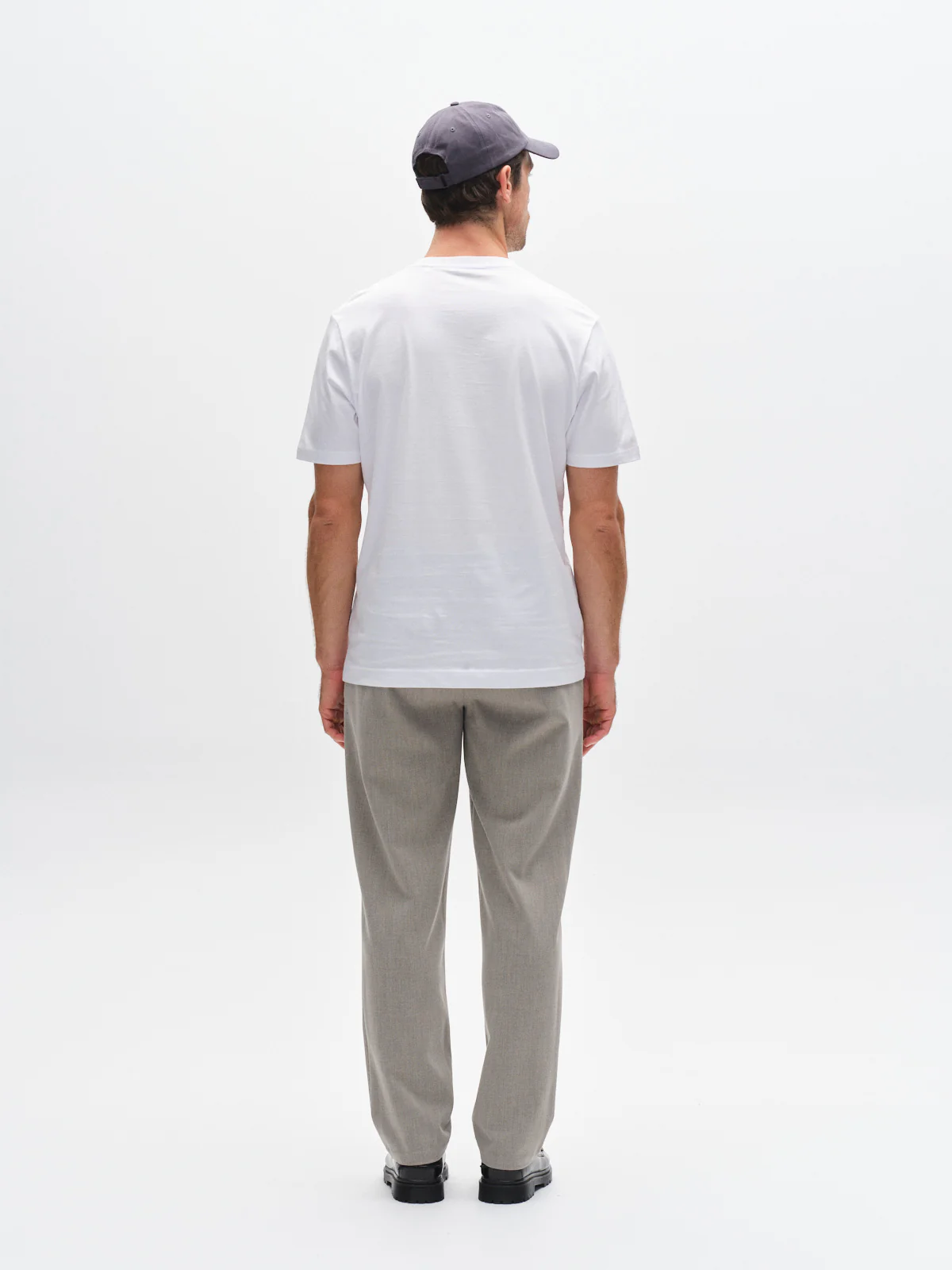 GABdune Logo GOTS SS T-Shirt - White - Image 4