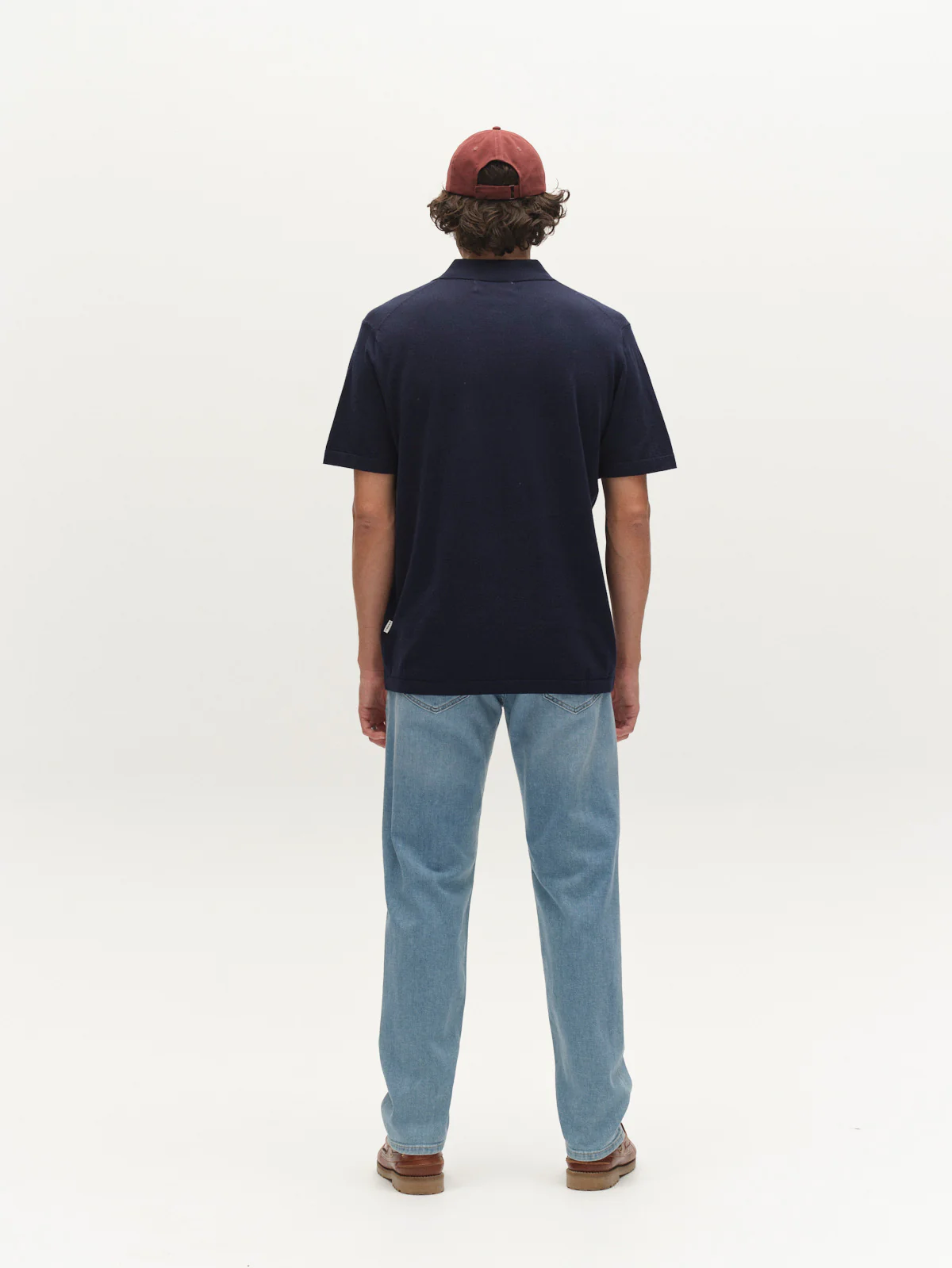GABbenson New Cot SS Knit - Navy Mel. - Image 4