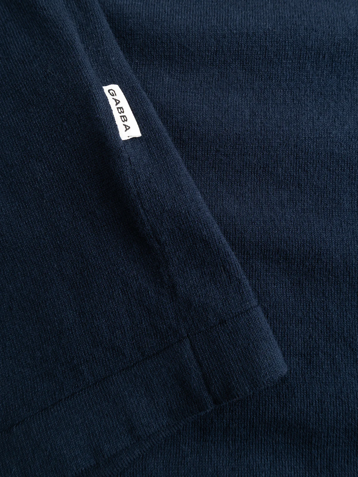 GABbenson New Cot SS Knit - Navy Mel. - Image 7