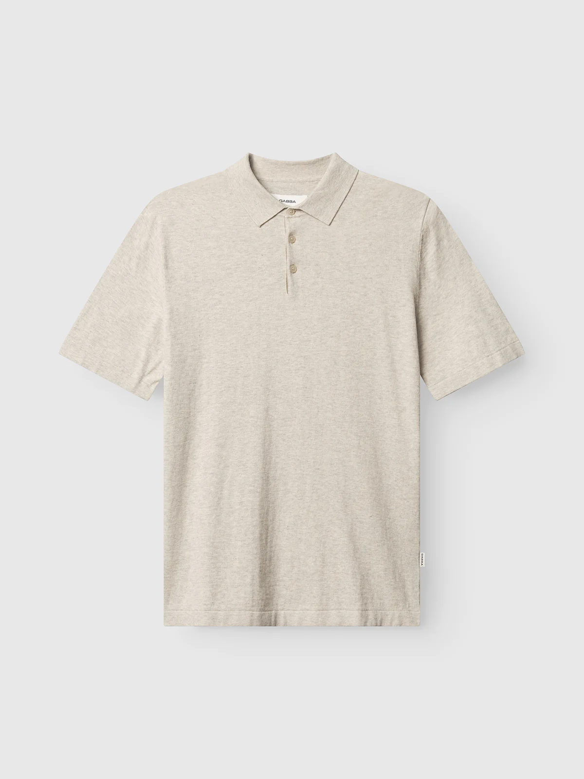 GABbenson New Cot SS Knit - Sand Mel.