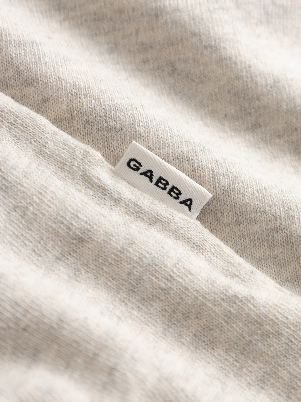 GABbenson New Cot SS Knit - Sand Mel. - Image 7