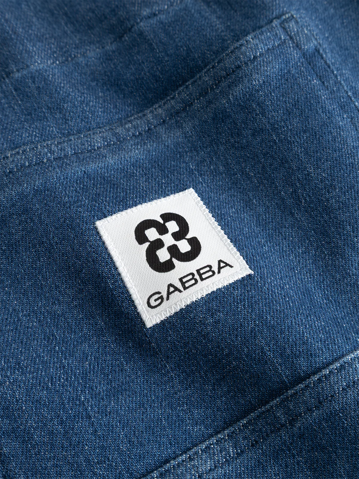 GABbeta Denim LS Overshirt - Mid Blue Denim - Image 10