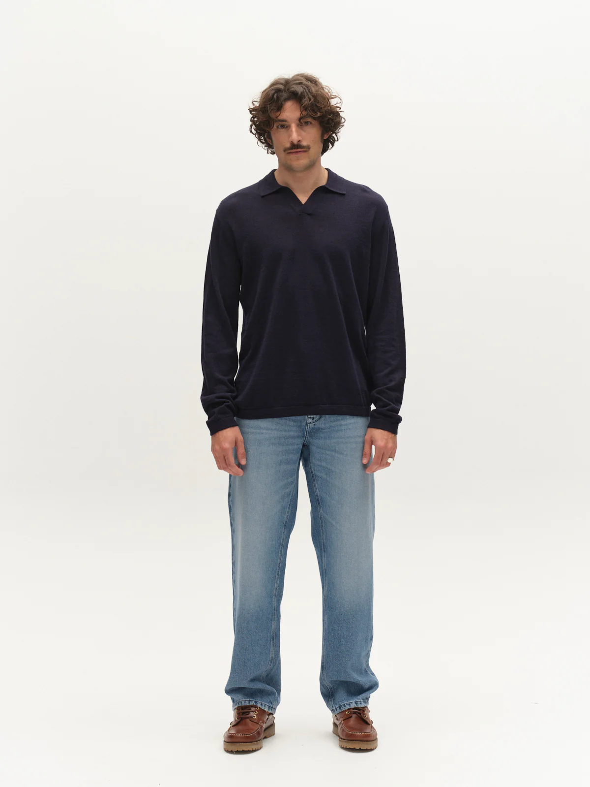 GABcross Dush LS Knit - Navy - Image 2