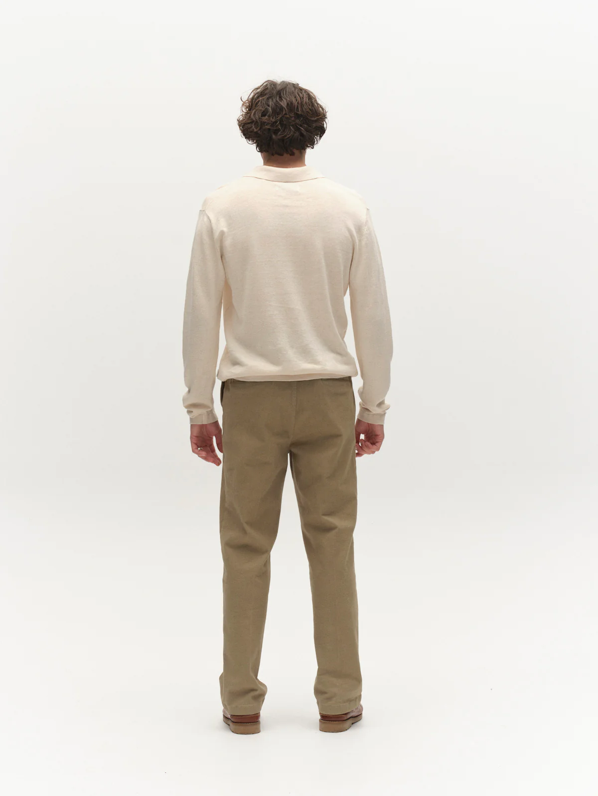 GABcross Dush LS Knit - Sand Mel. - Image 4