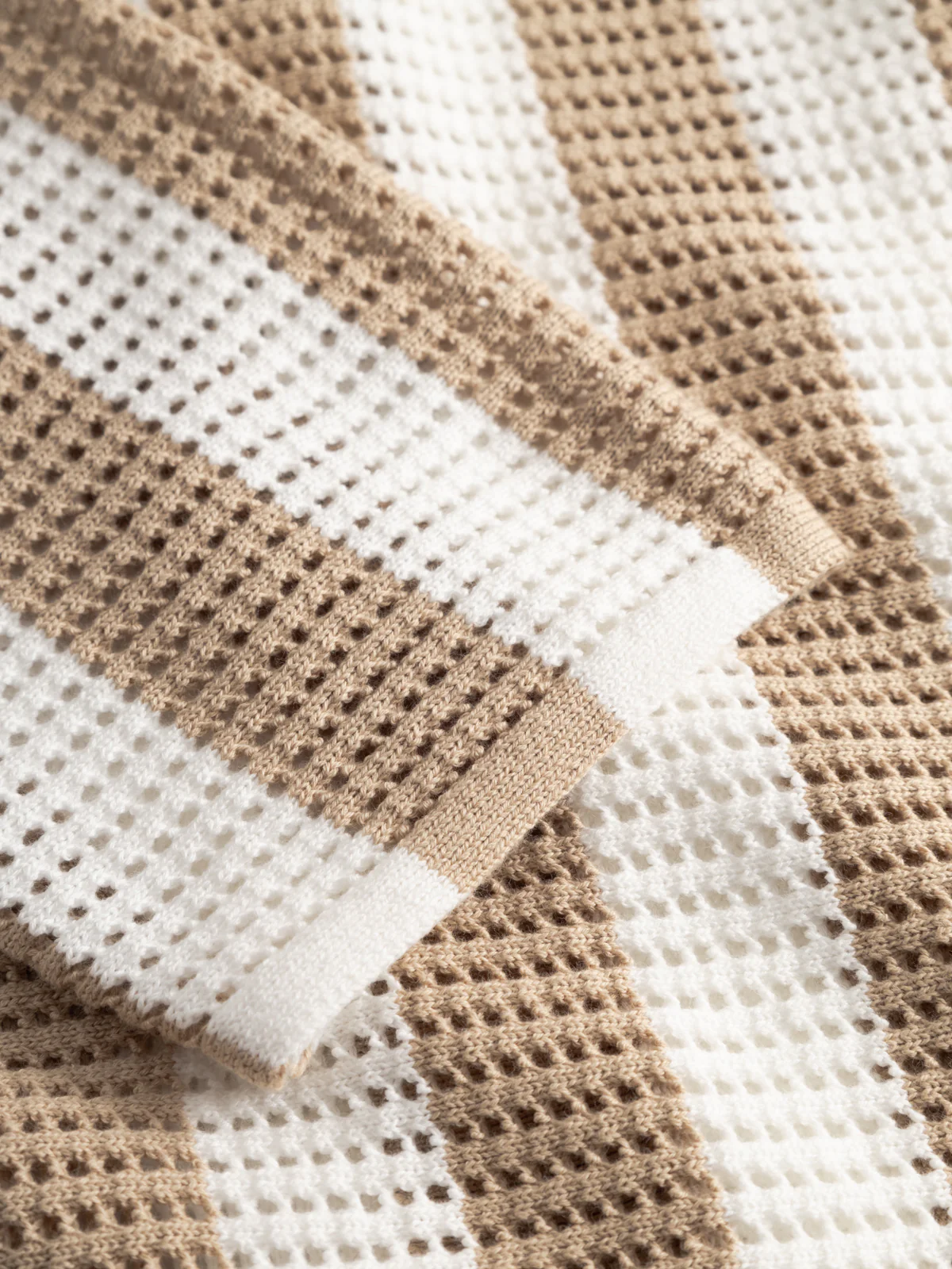 GABdezz Bold LS Knit - Beige Stripe - Image 7