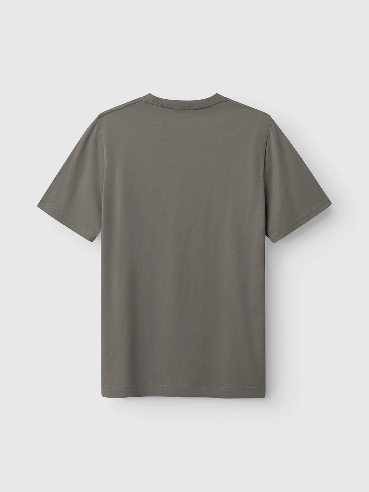 GABdune Logo GOTS SS T-Shirt - Castor Gray - Image 10