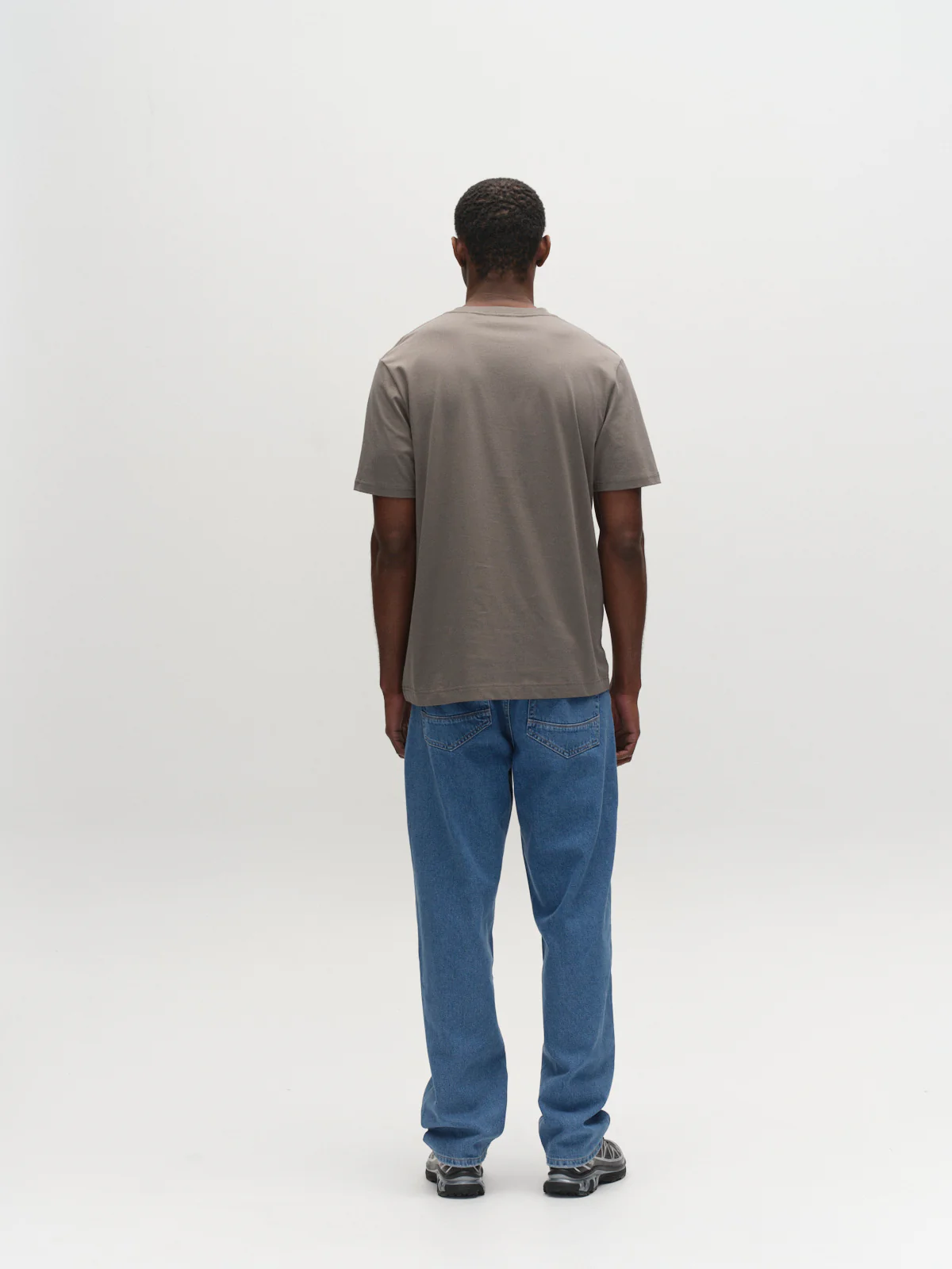 GABdune Logo GOTS SS T-Shirt - Castor Gray - Image 11