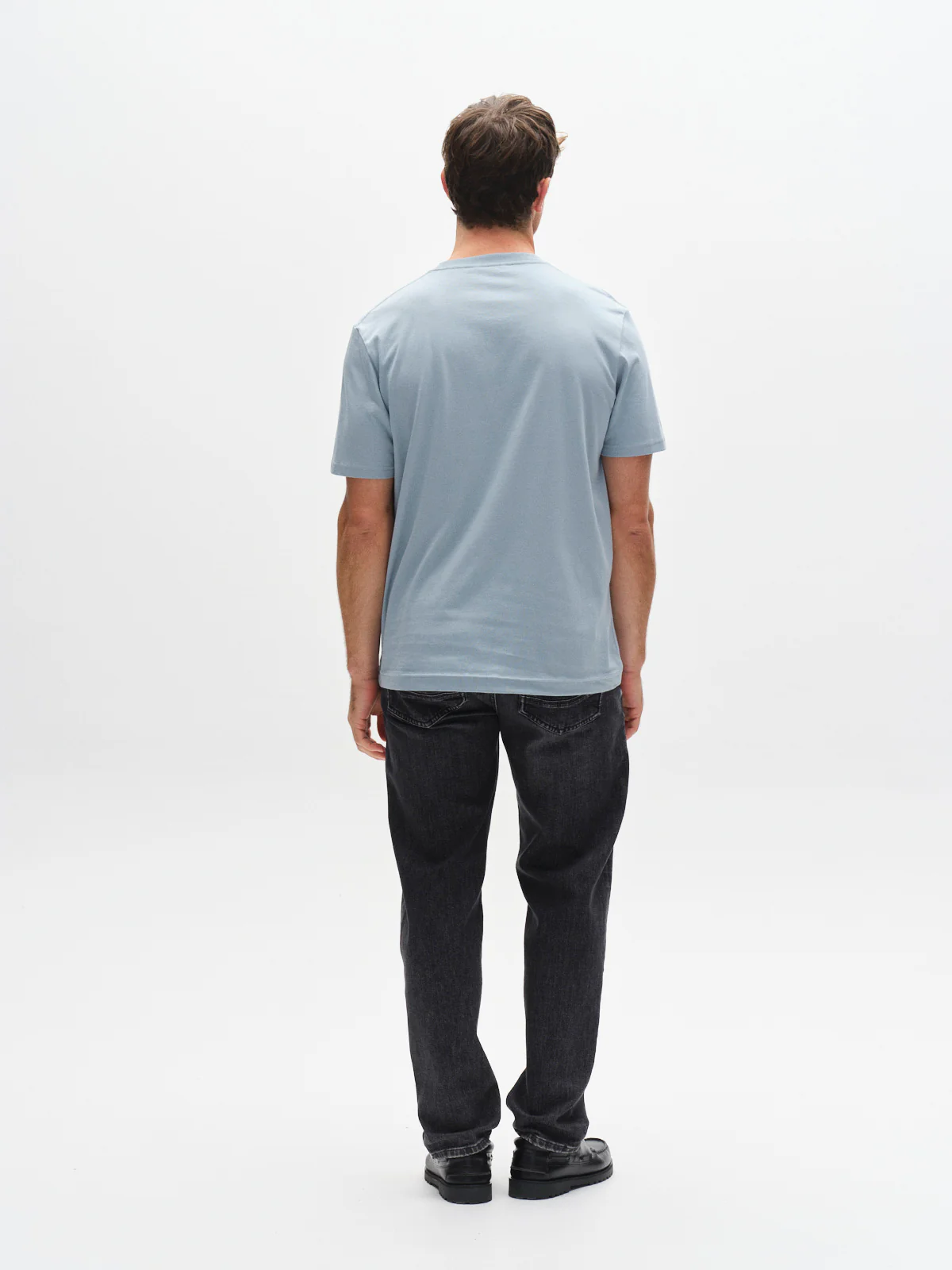GABdune Logo GOTS SS T-Shirt - Light Blue - Image 16