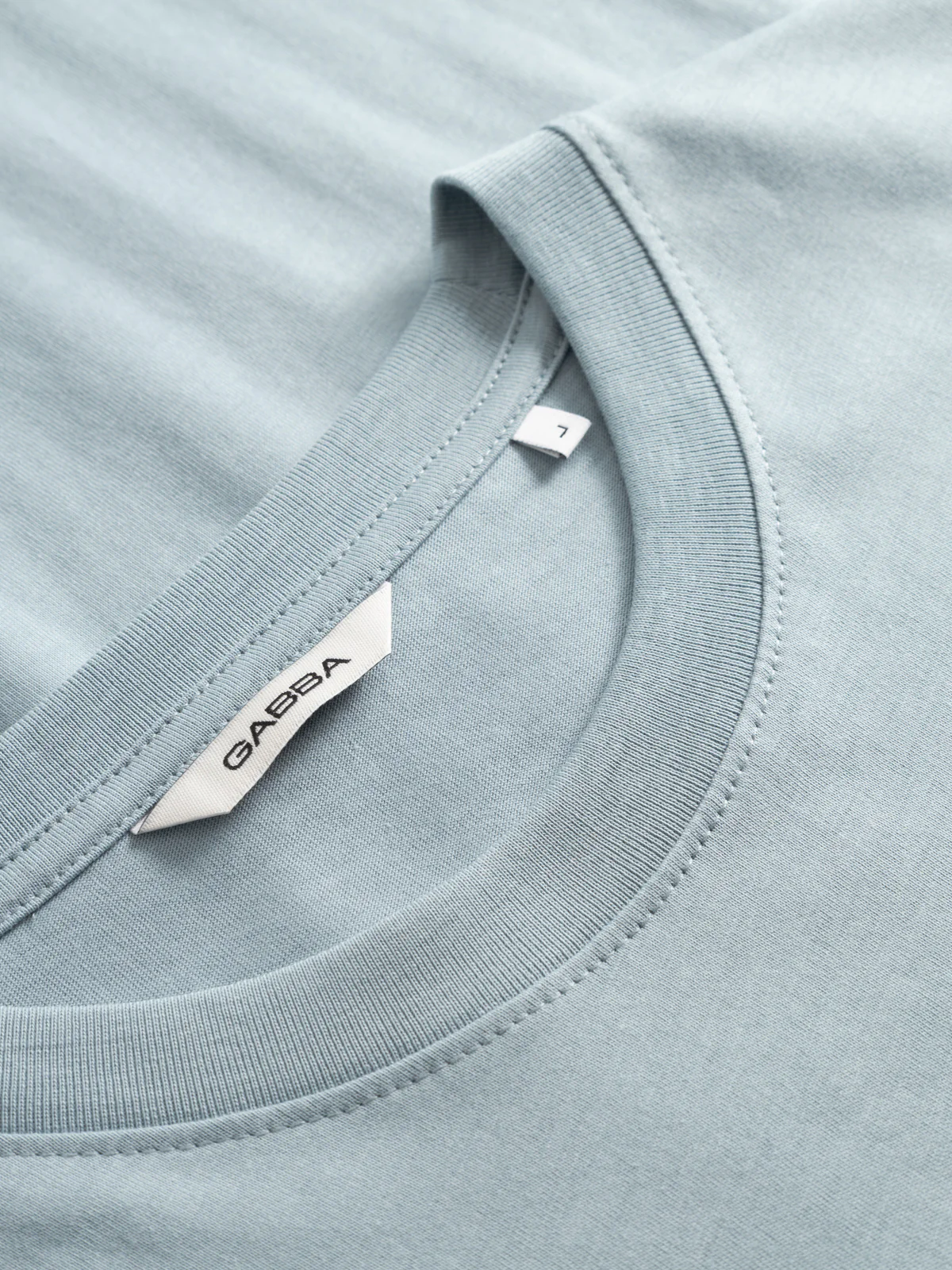 GABdune Logo GOTS SS T-Shirt - Light Blue - Image 17
