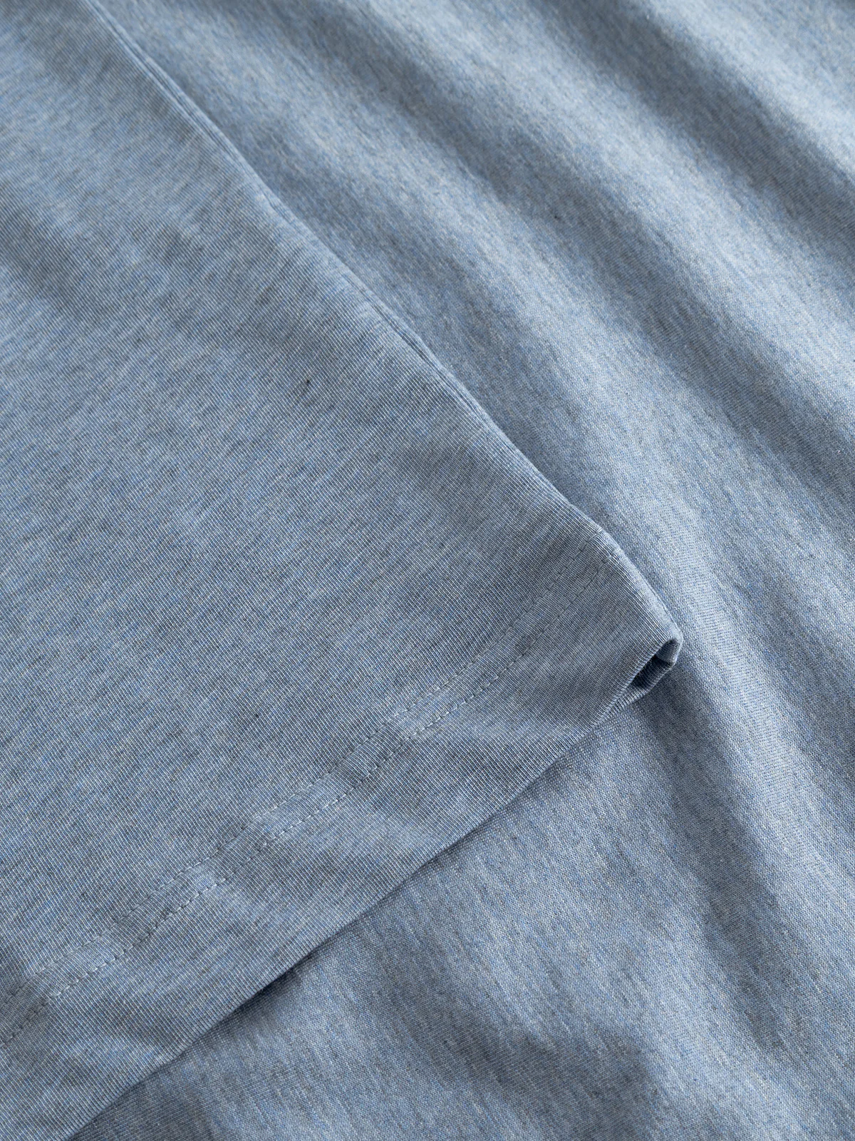 GABdune Melange New SS T-Shirt - Blue Melange - Image 17