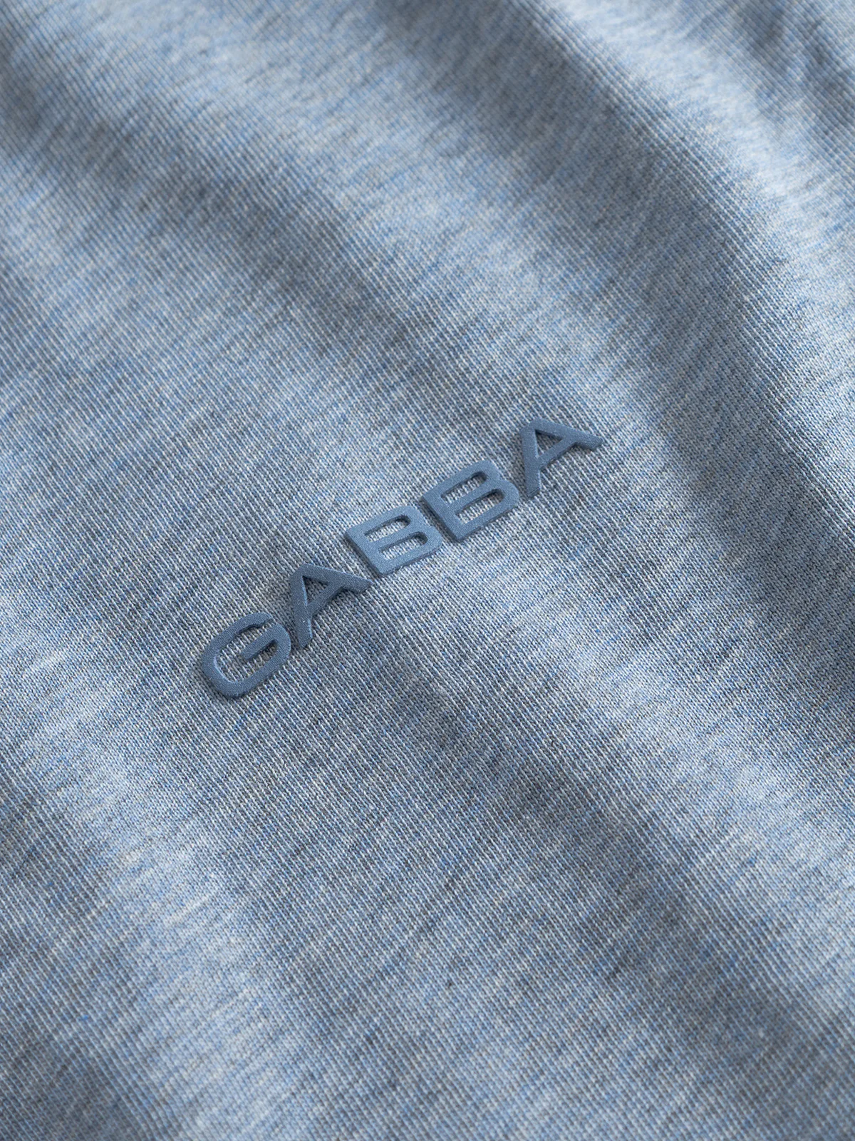 GABdune Melange New SS T-Shirt - Blue Melange - Image 6