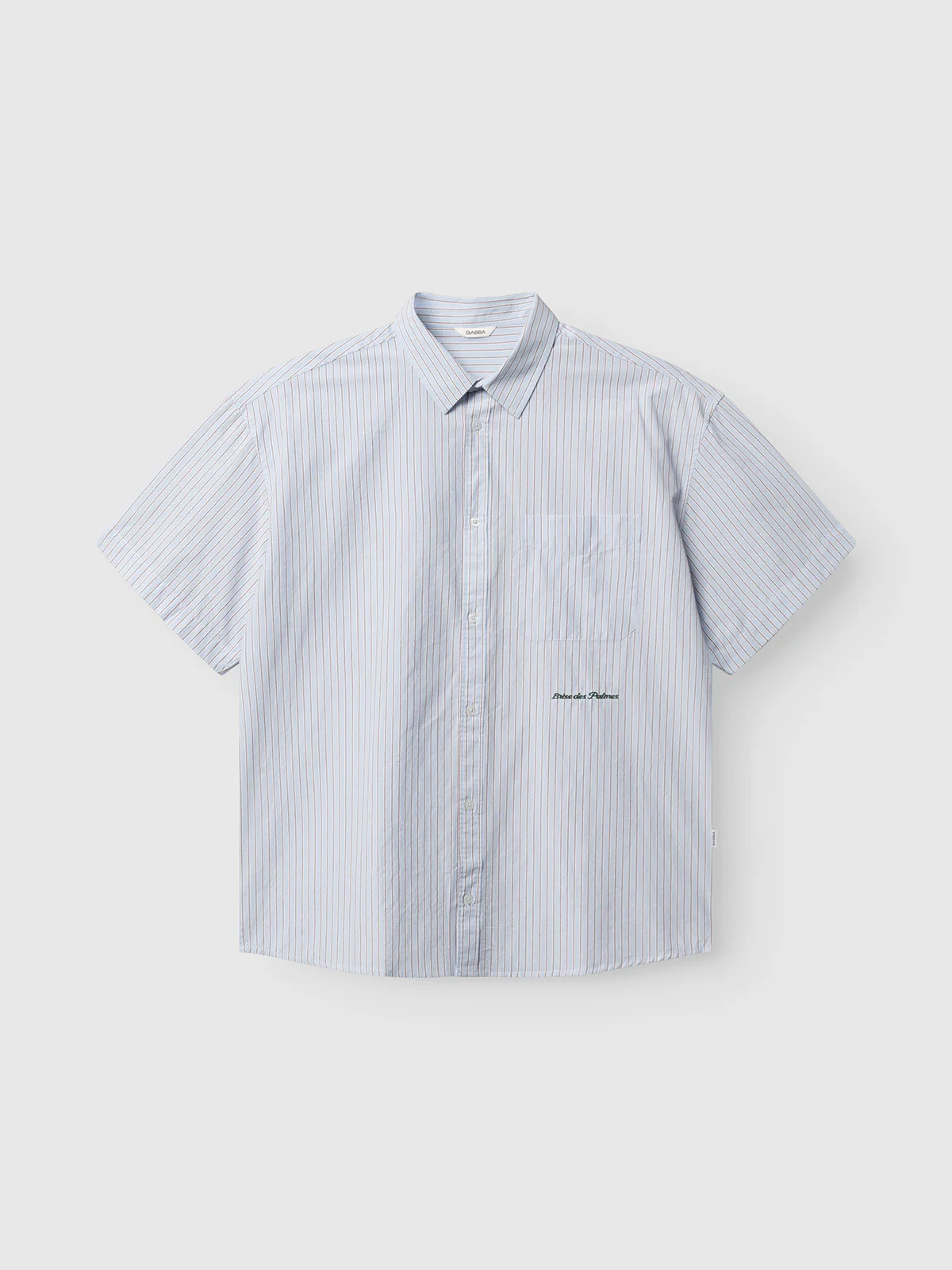 GABjens Over Bisi SS Shirt - Brown Stripe - Image 2