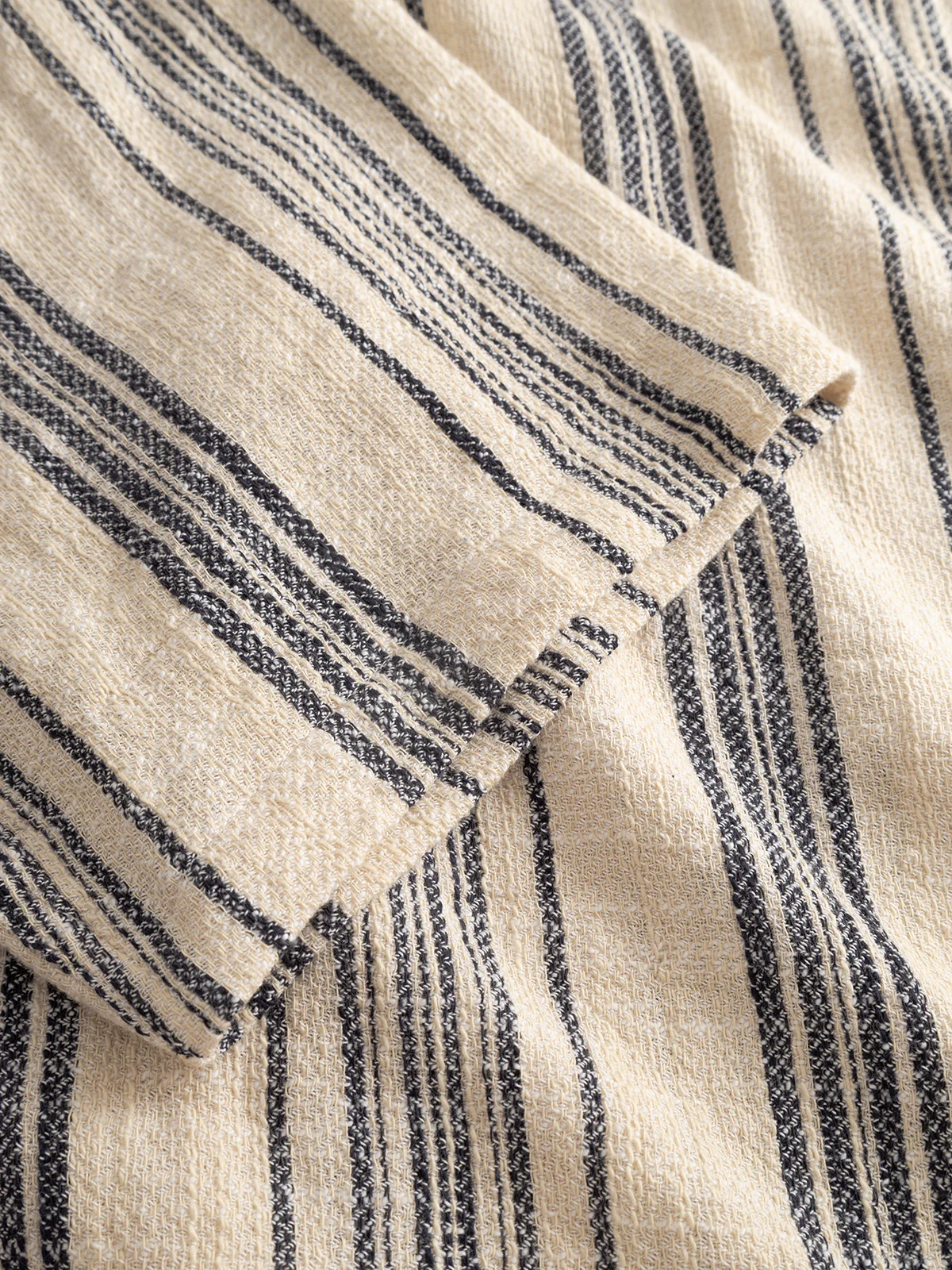 GABjens Over Resort Riga SS Shirt - Navy Stripe - Image 8