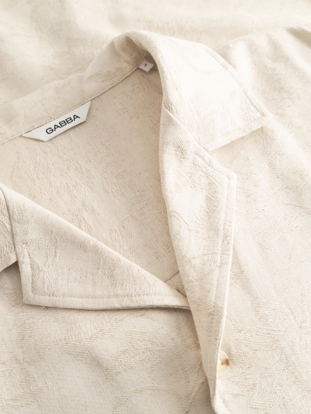 GABjens Over Resort Soft SS Shirt - Ecru - Image 5