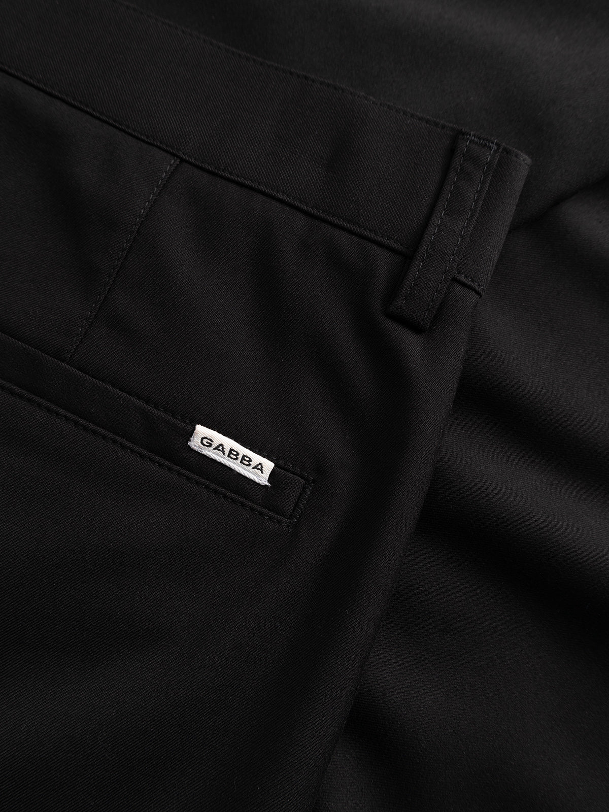 GABjoe Turnup Fin Pant - Black - Image 10