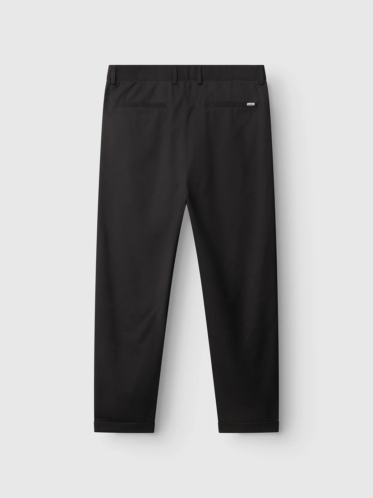 GABjoe Turnup Fin Pant - Black - Image 3