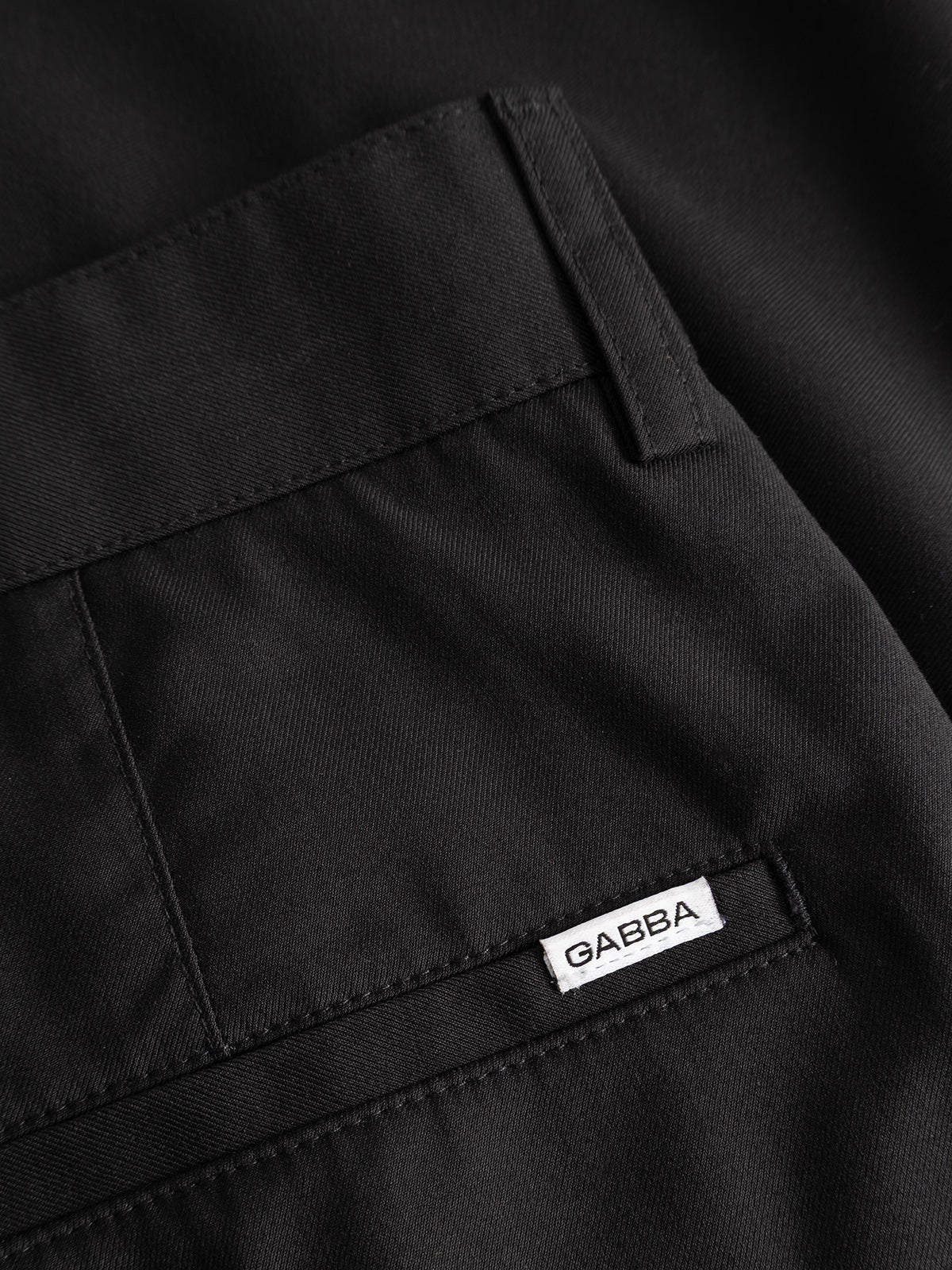 GABjoe Turnup Fin Pant - Black - Image 6