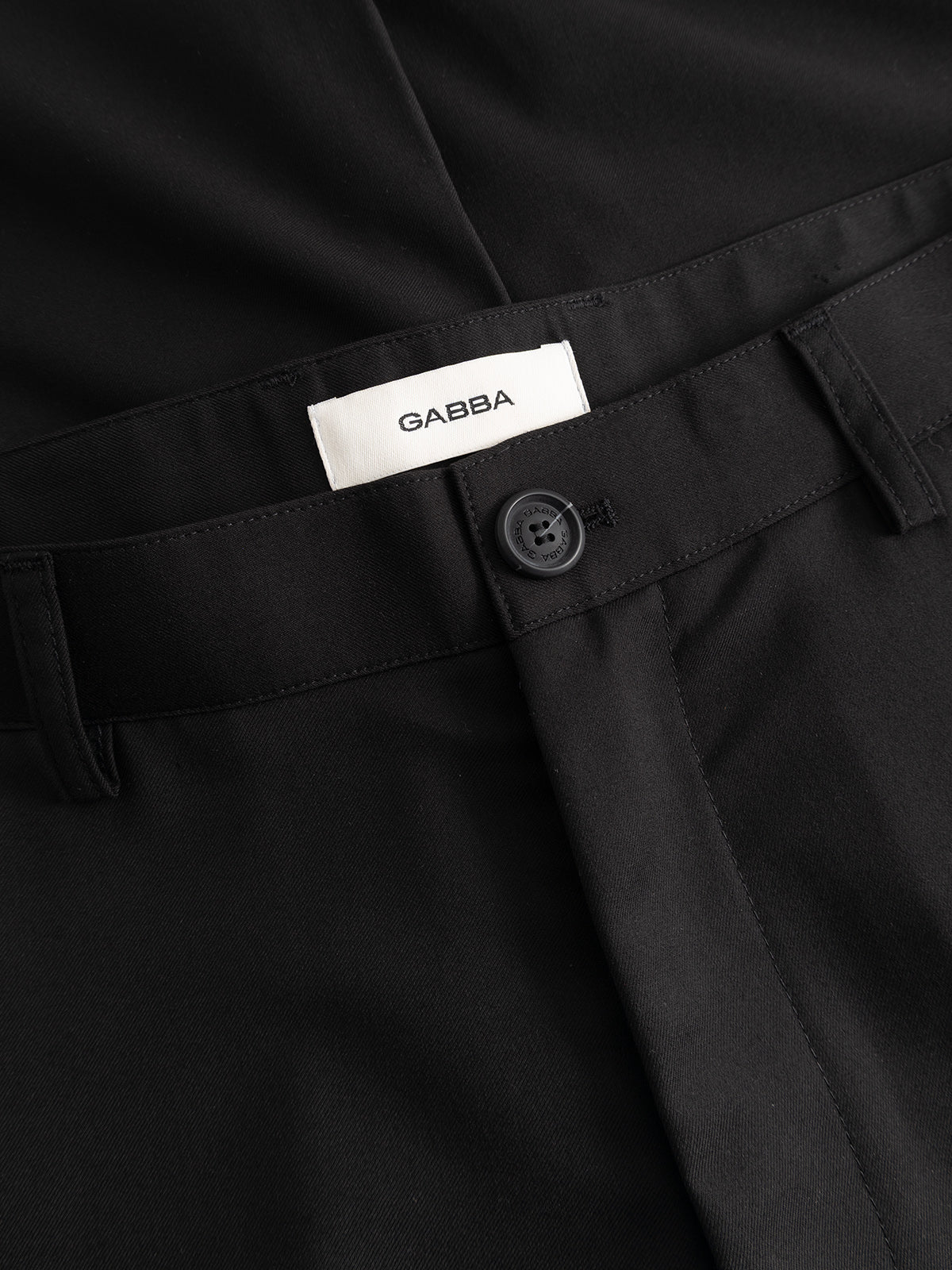 GABjoe Turnup Fin Pant - Black - Image 9