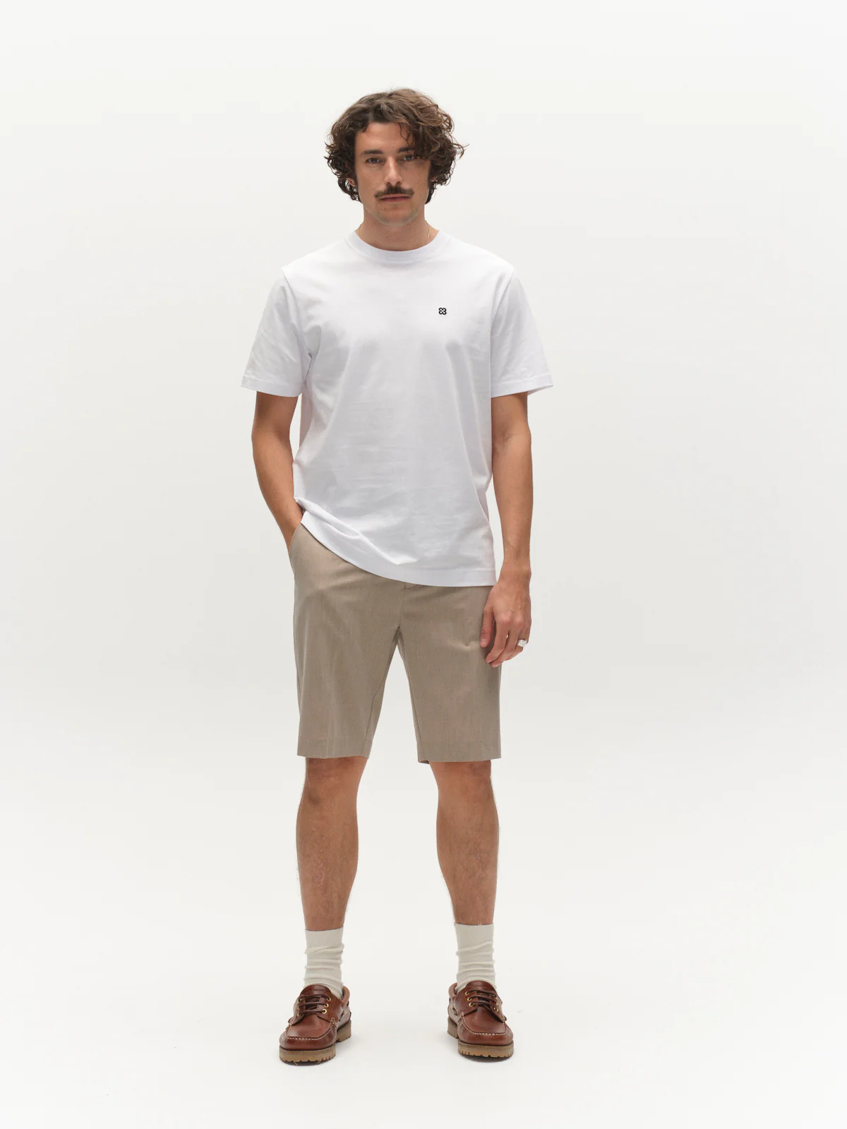 GABjoli Tailor Dressy Shorts - Sand - Image 2