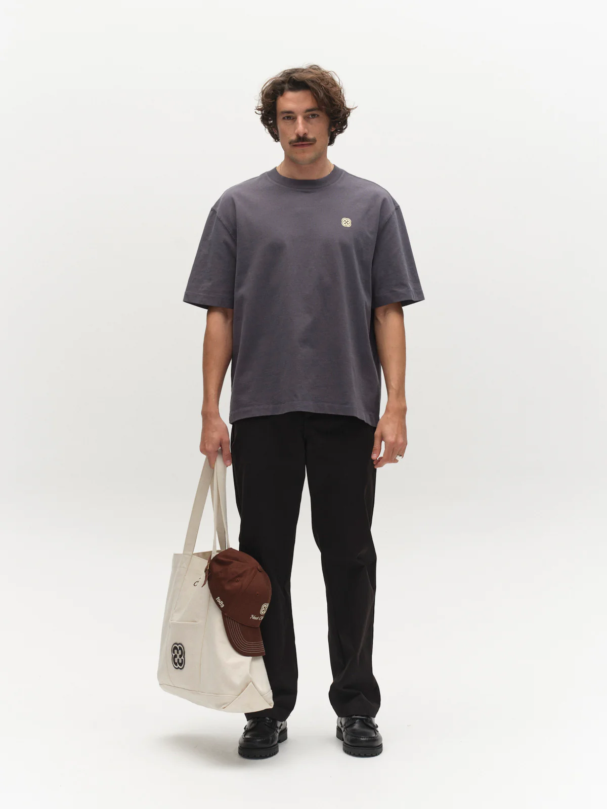 GABlegin Wix Chap Boxy Hour SS T-Shirt - Turbulence Blue - Image 2