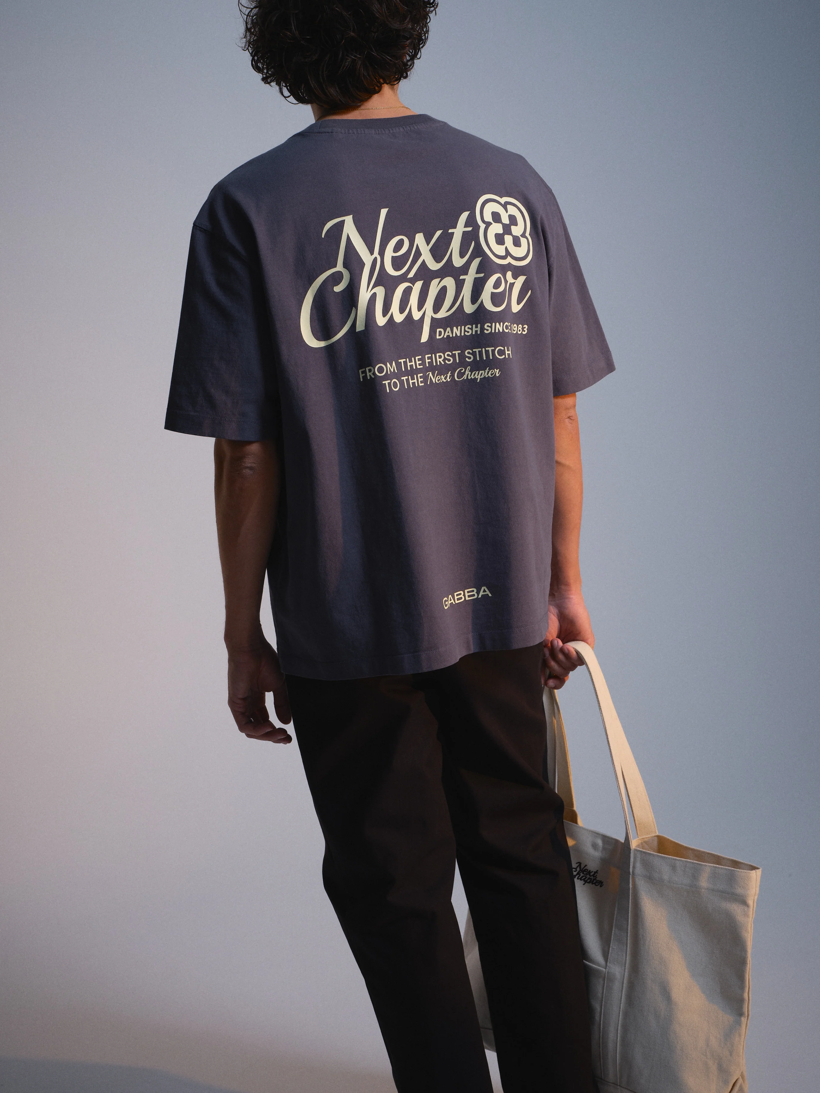 GABlegin Wix Chap Boxy Hour SS T-Shirt - Turbulence Blue - Image 8