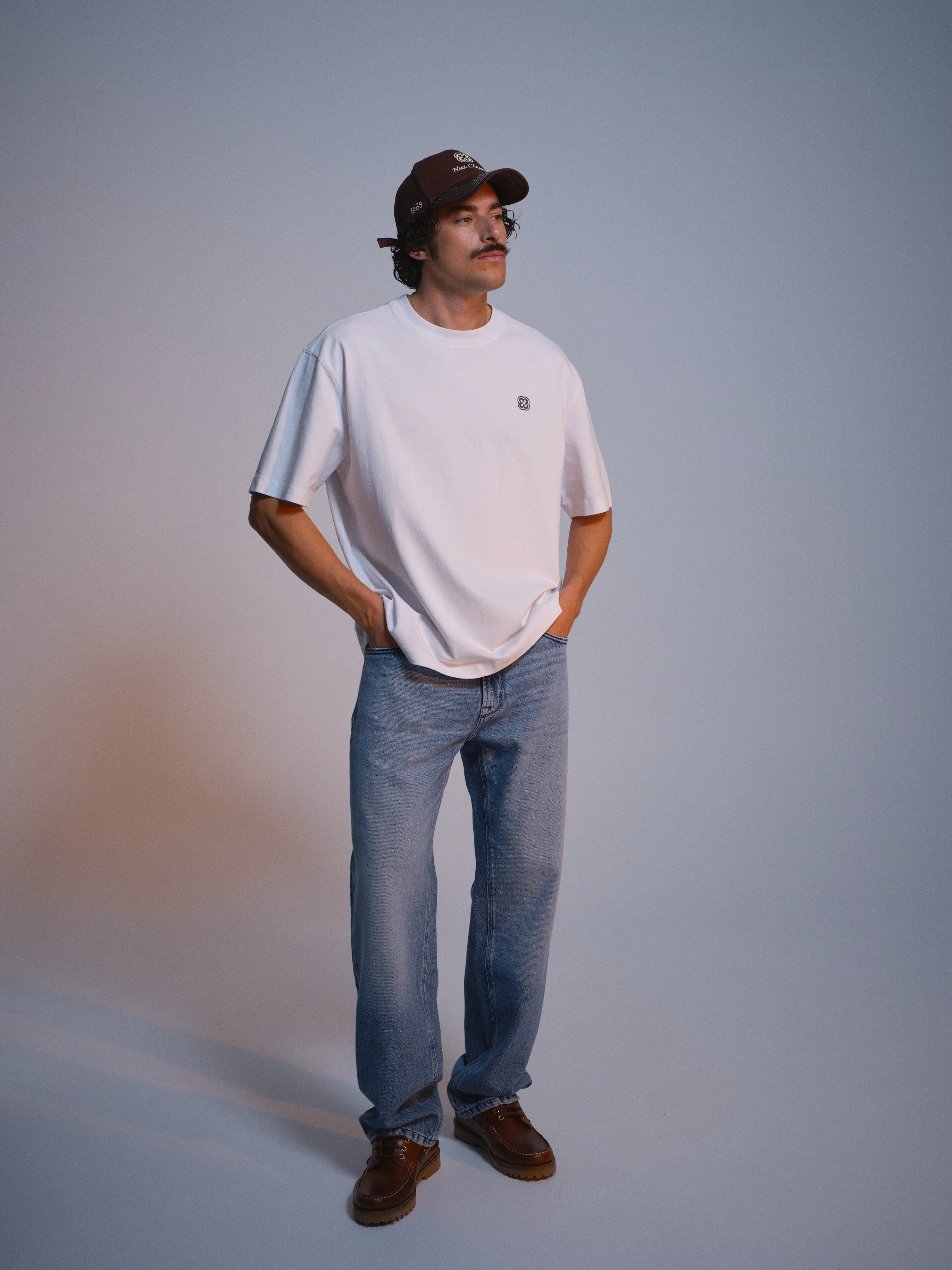 GABlegin Wix Chap Boxy Hour SS T-Shirt - White - Image 11