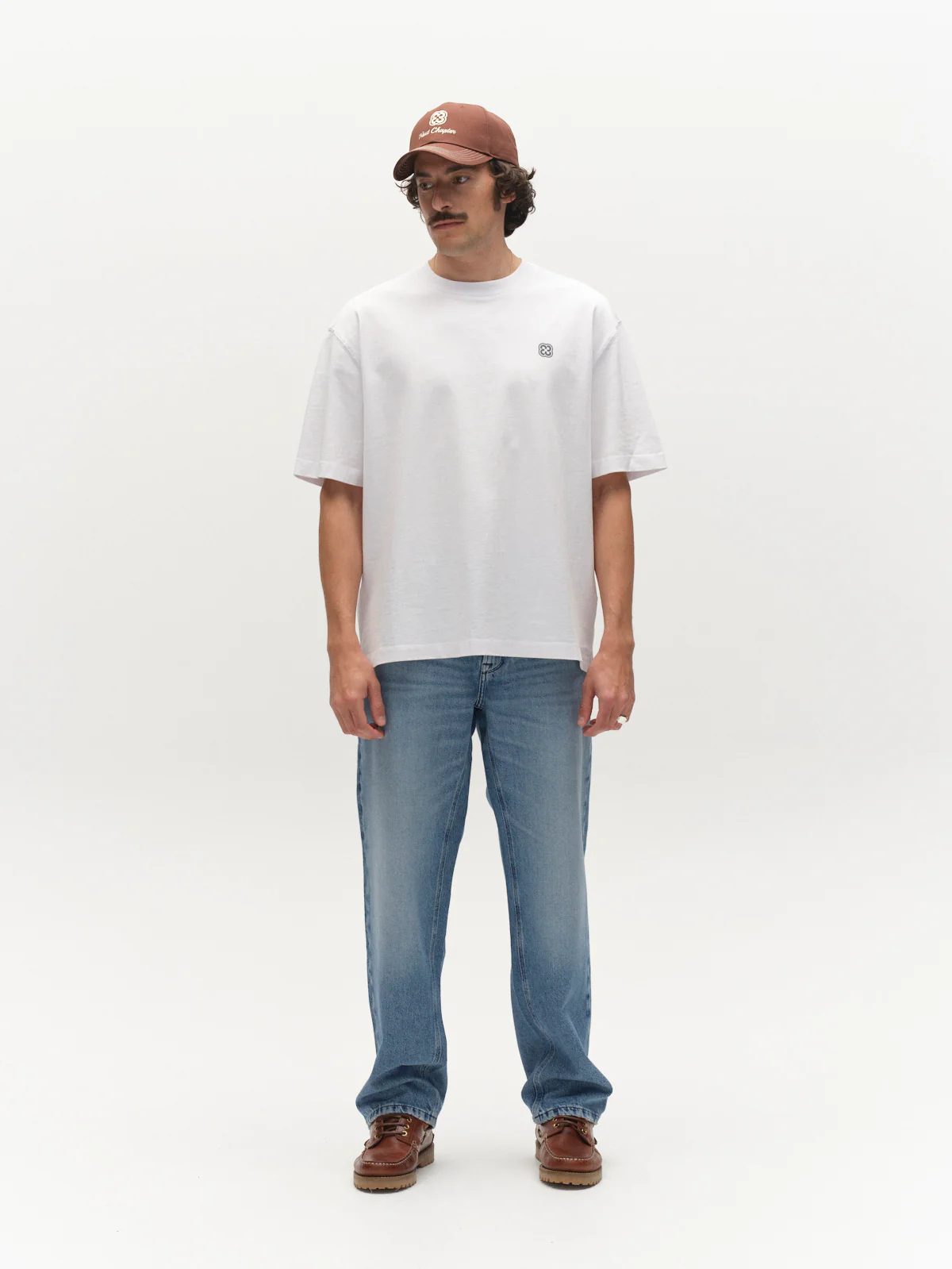 GABlegin Wix Chap Boxy Hour SS T-Shirt - White - Image 2