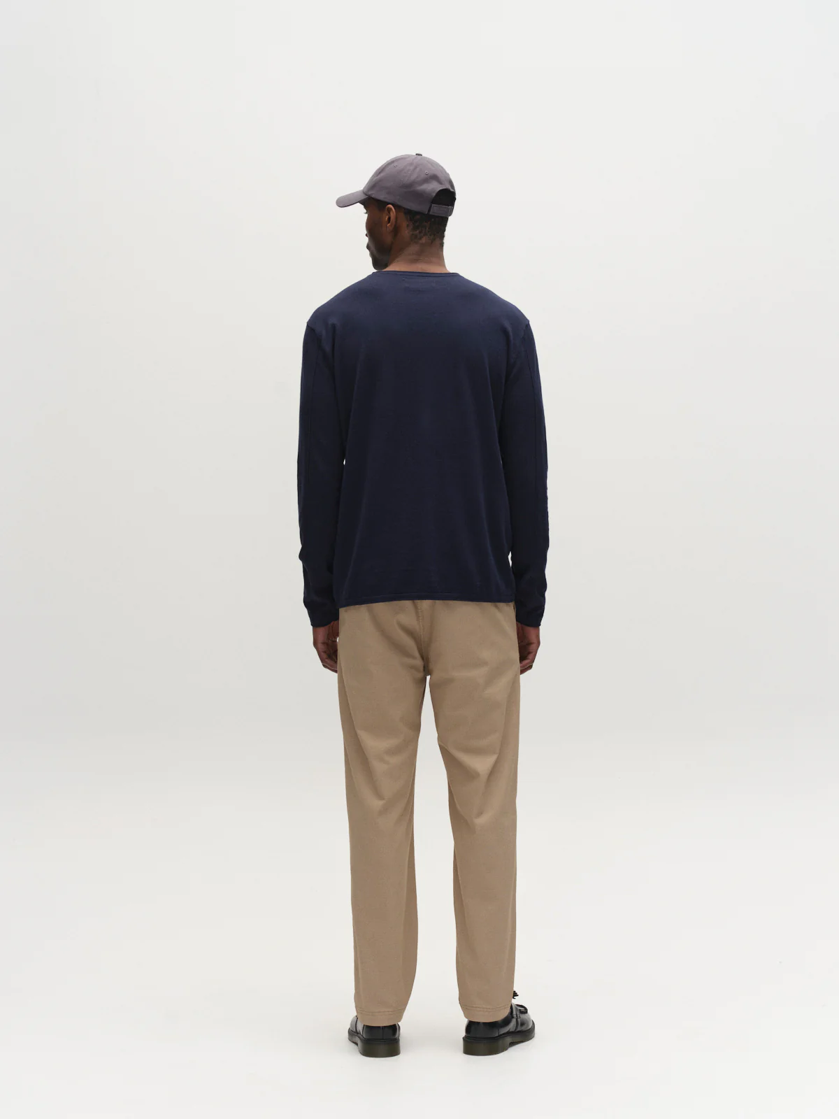 GABlima Cot LS Knit - Navy - Image 11