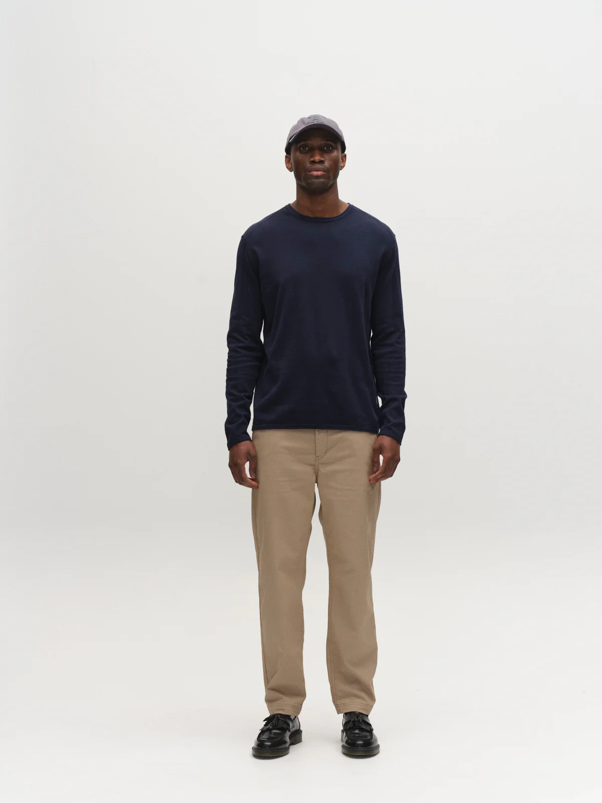 GABlima Cot LS Knit - Navy - Image 9