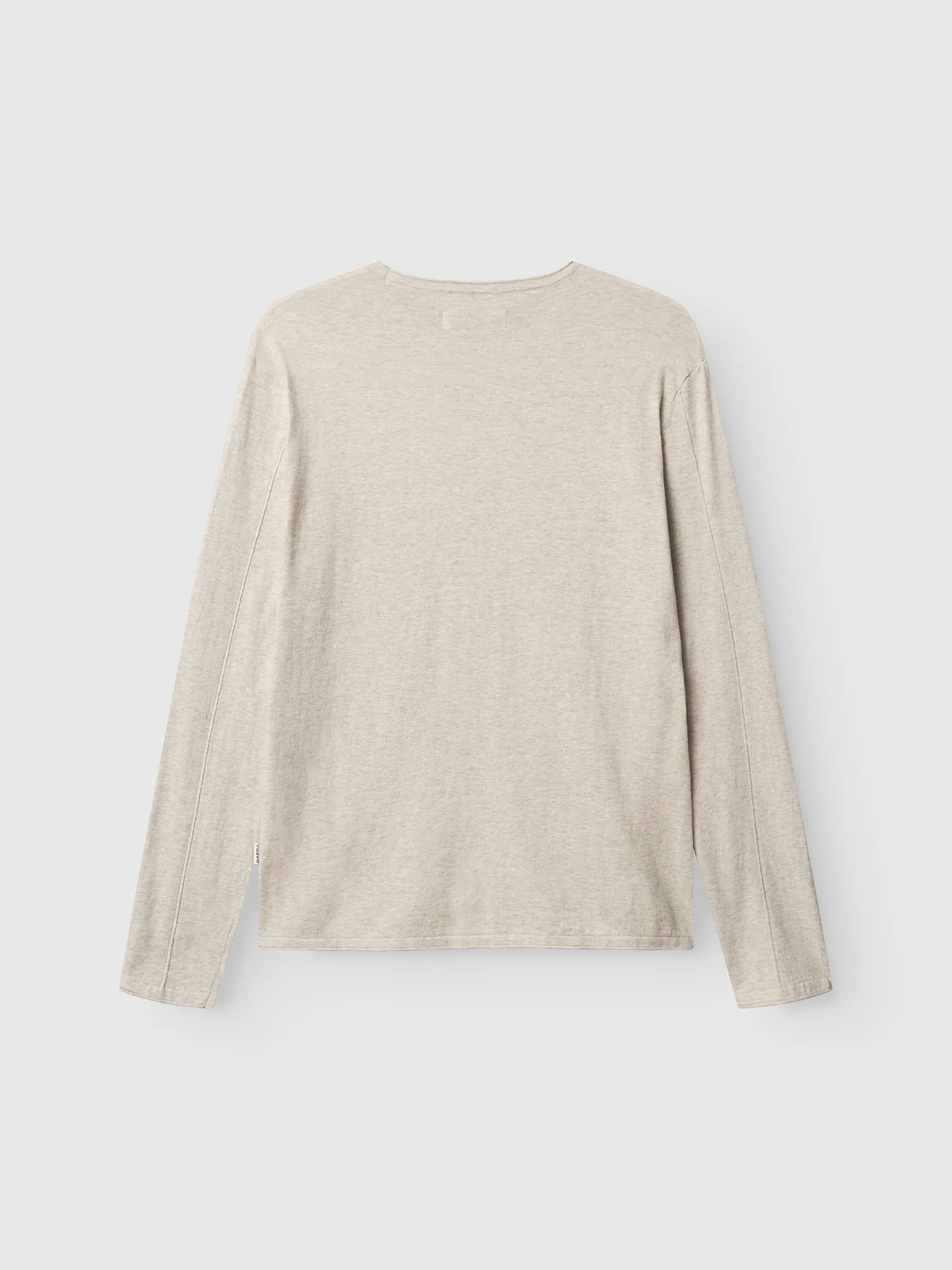 GABlima Cot LS Knit - Sand Mel. - Image 10