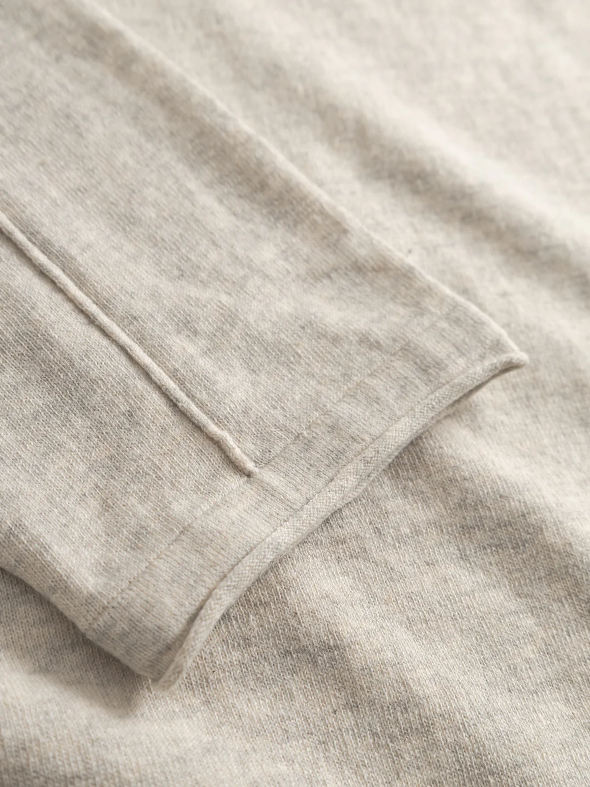 GABlima Cot LS Knit - Sand Mel. - Image 6