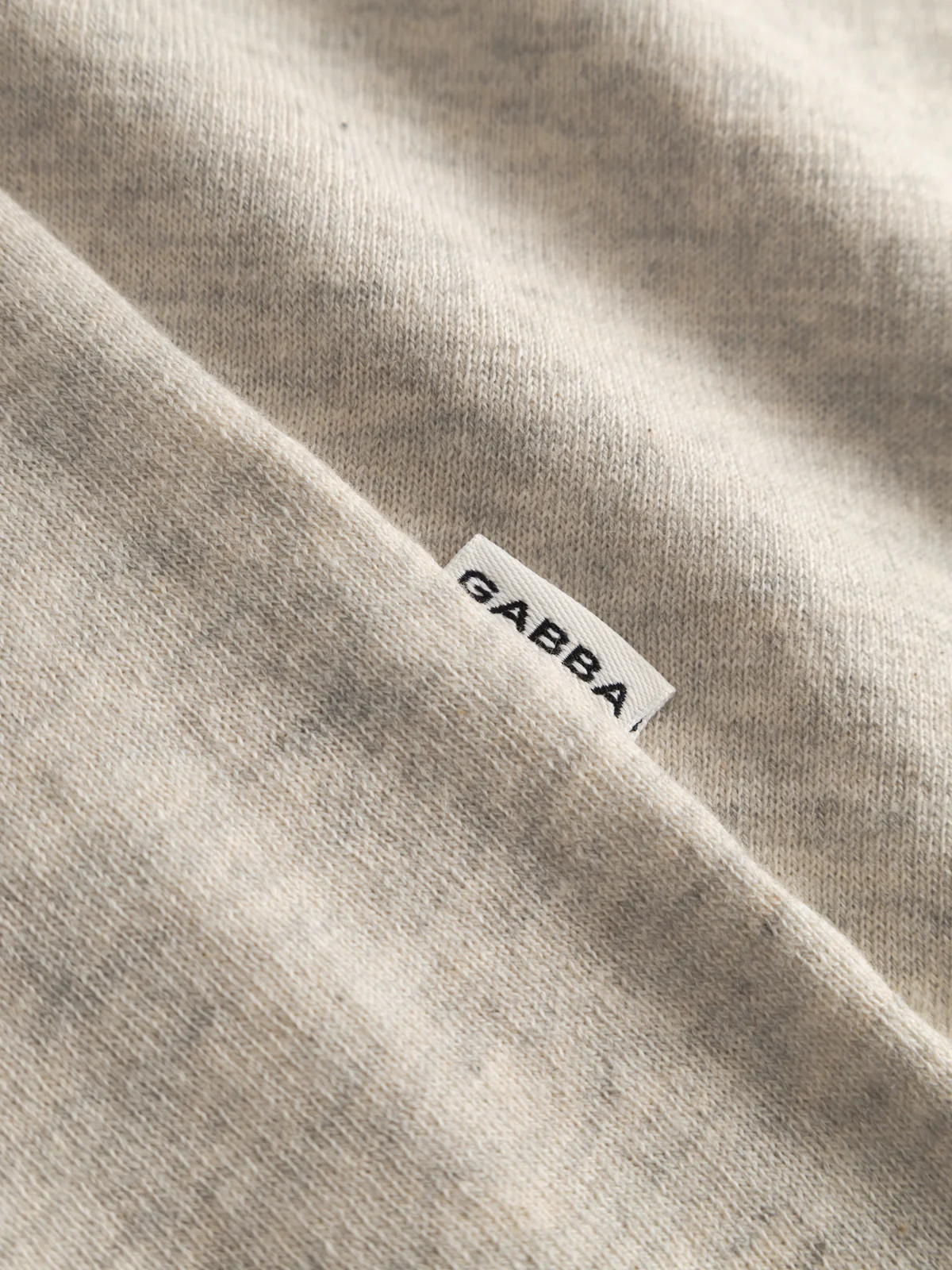 GABlima Cot LS Knit - Sand Mel. - Image 7