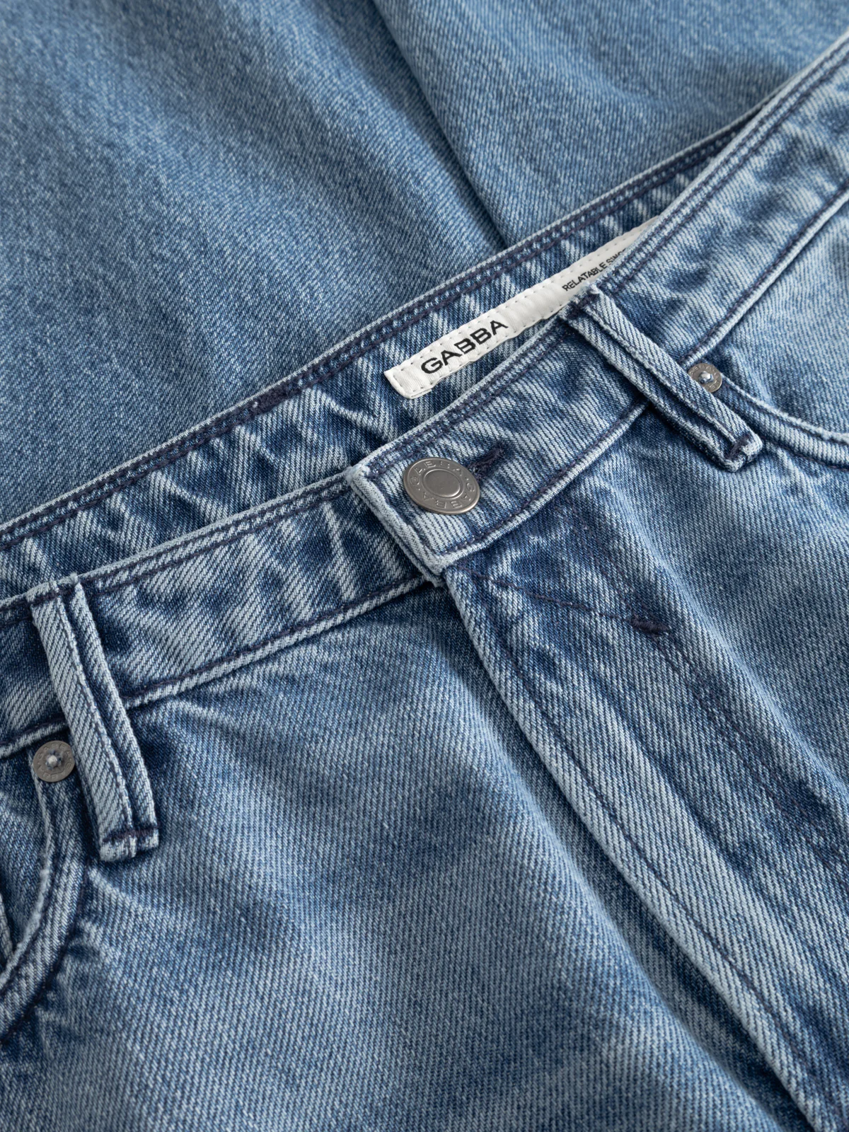 GABmax Elvis Jeans - Mid Blue Denim - Image 13